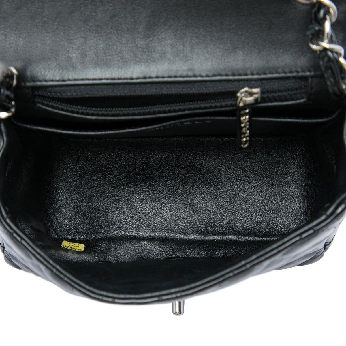 Chanel Mini Square Classic Patent Single Flap