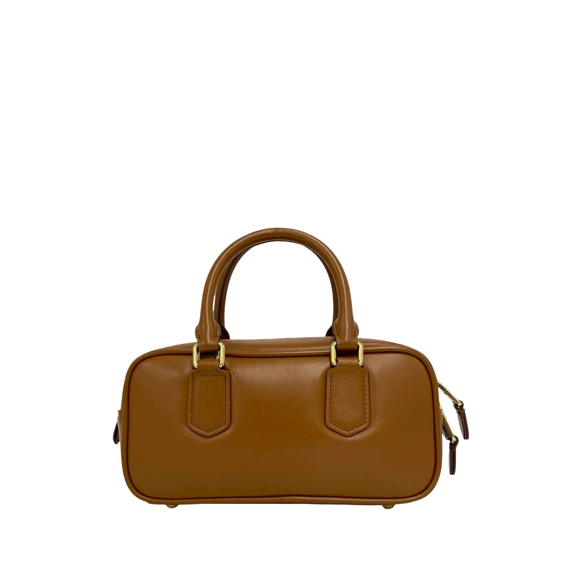 Miu Miu Calf Arcadie Tote — Brown