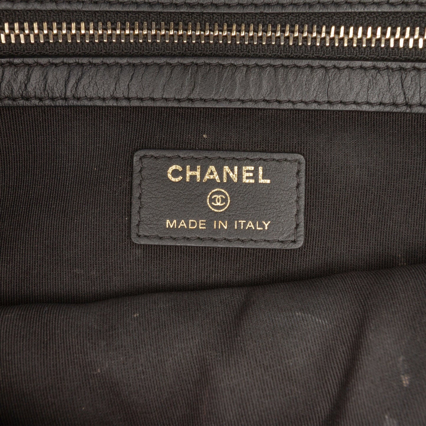 Chanel Medium Quilted Caviar Boy O Case Clutch