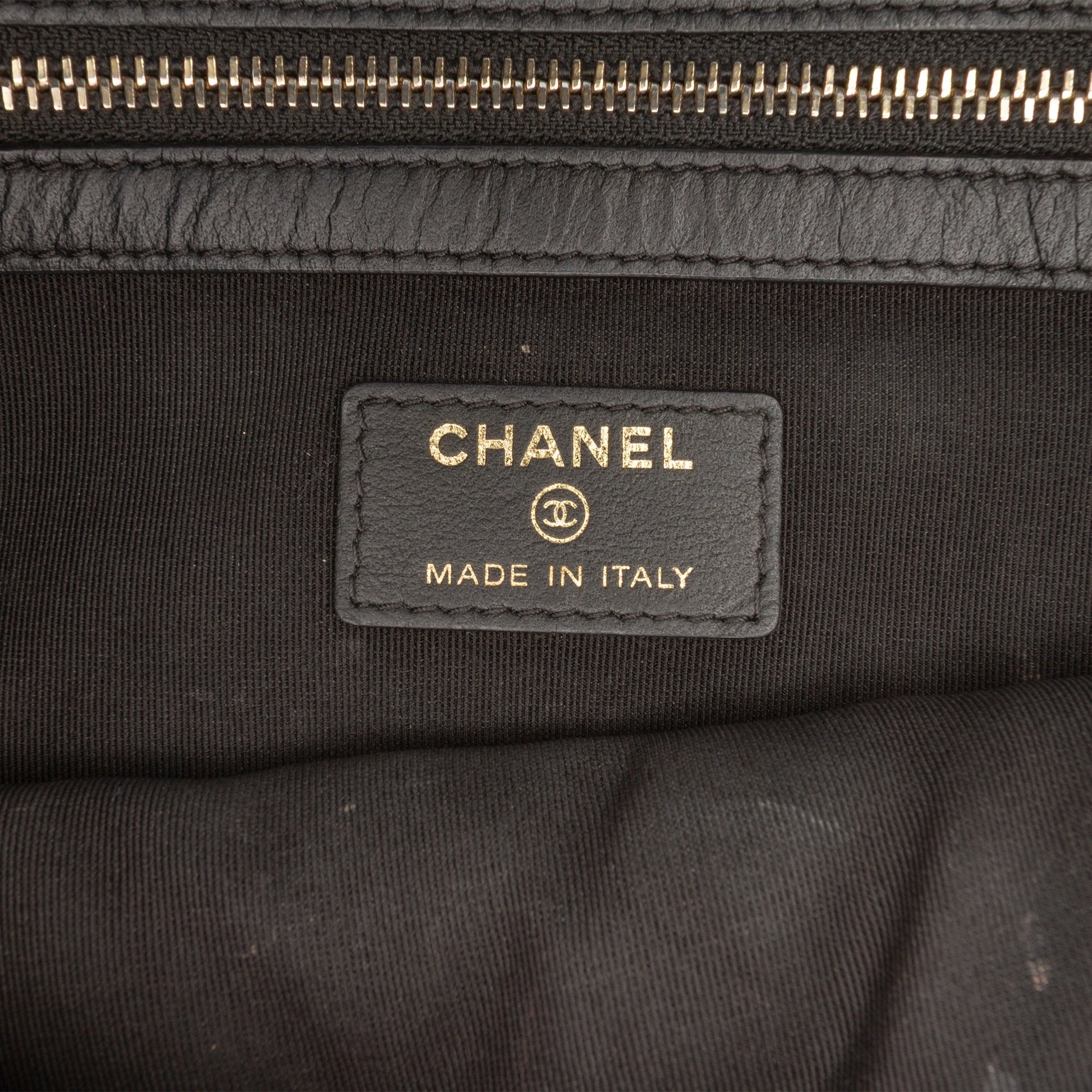 Chanel Medium Quilted Caviar Boy O Case Clutch