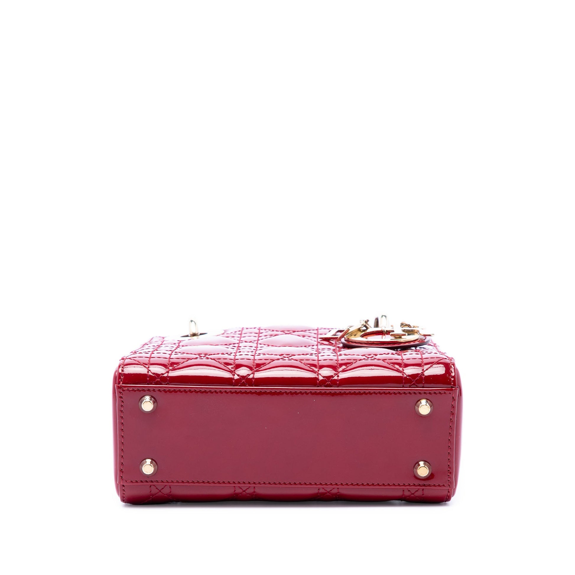 Dior Mini Patent Cannage Lady Dior