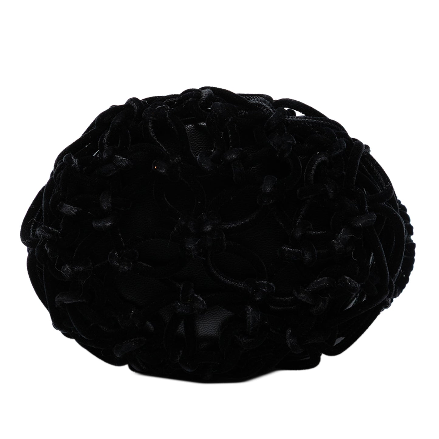 Chanel Braided Velvet Goatskin Drawstring Bucket