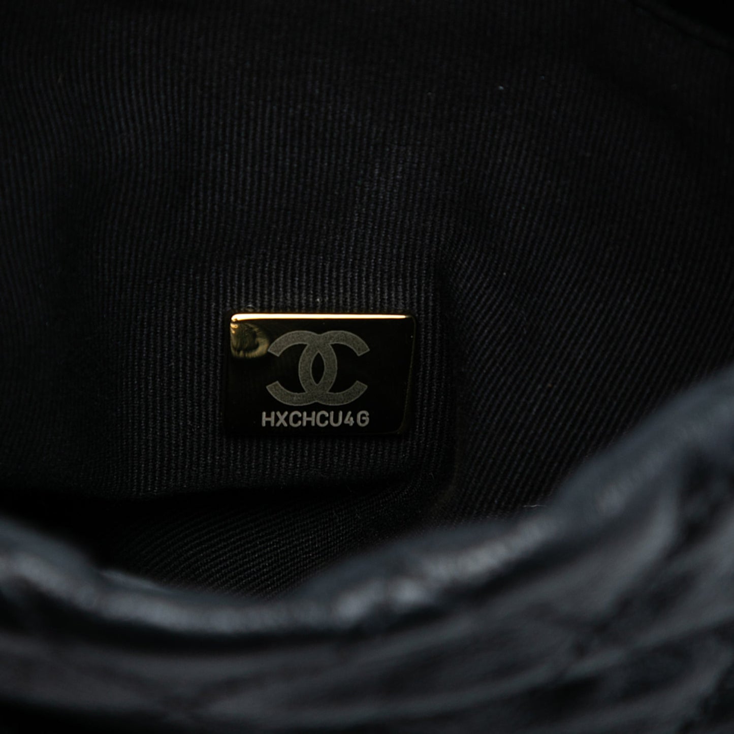 Chanel Braided Velvet Goatskin Drawstring Bucket
