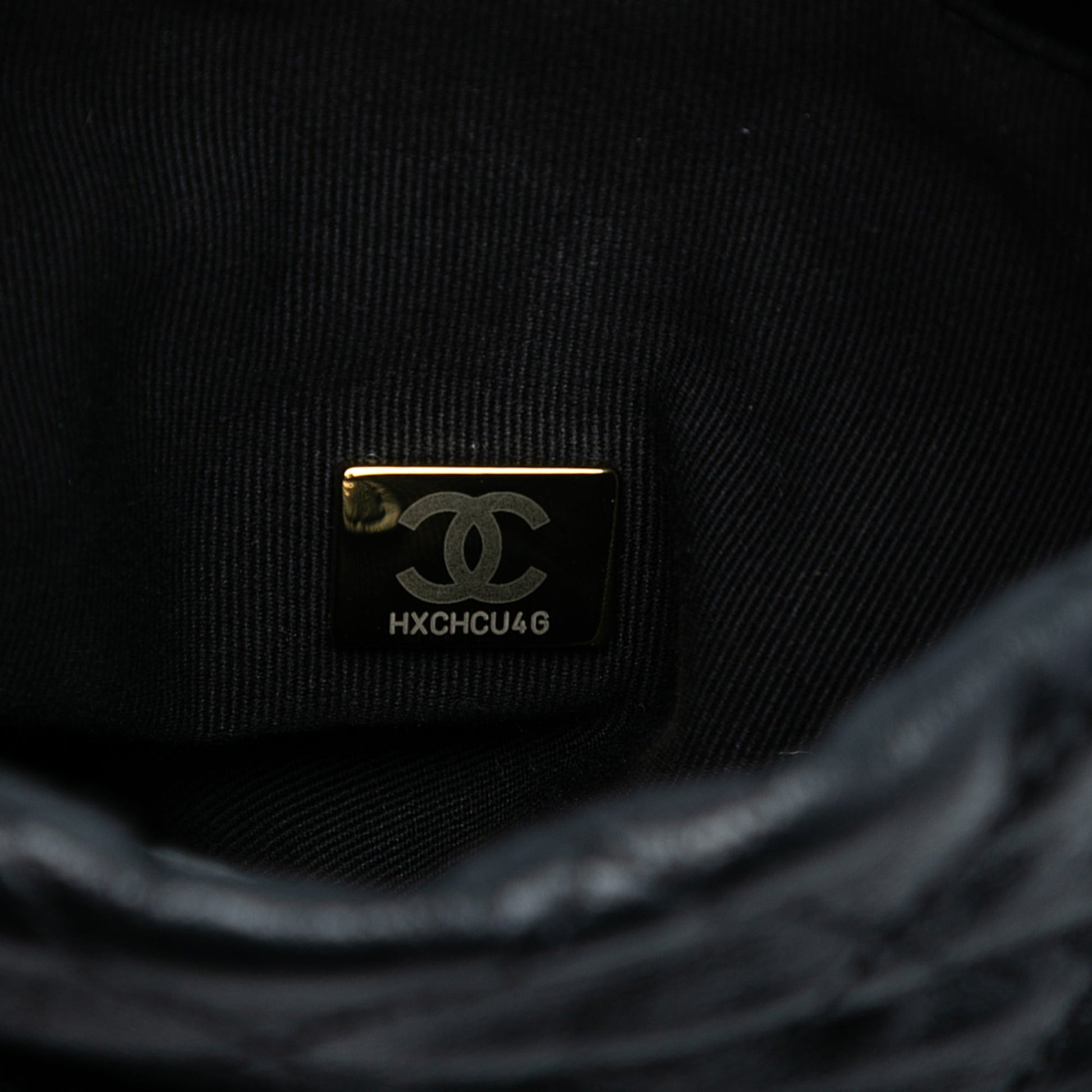Chanel Braided Velvet Goatskin Drawstring Bucket