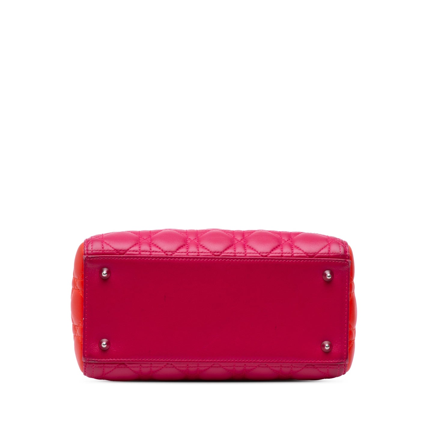 Dior Medium Tricolor Lambskin Cannage Lady Dior