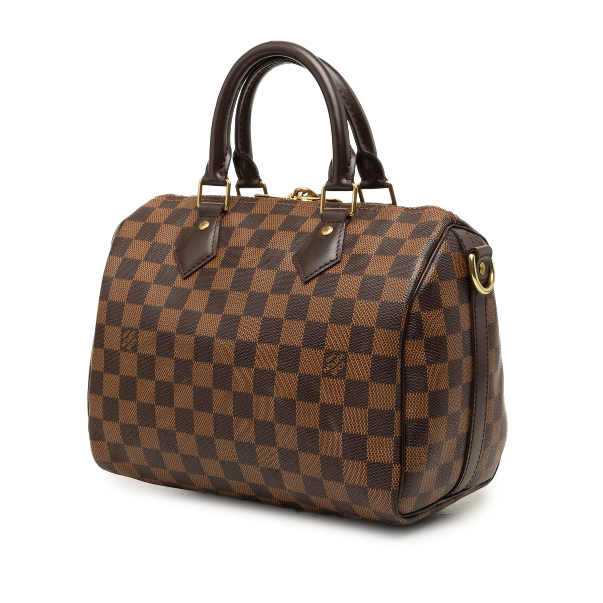 Louis Vuitton Damier Ebene Speedy Bandouliere 25 — Brown