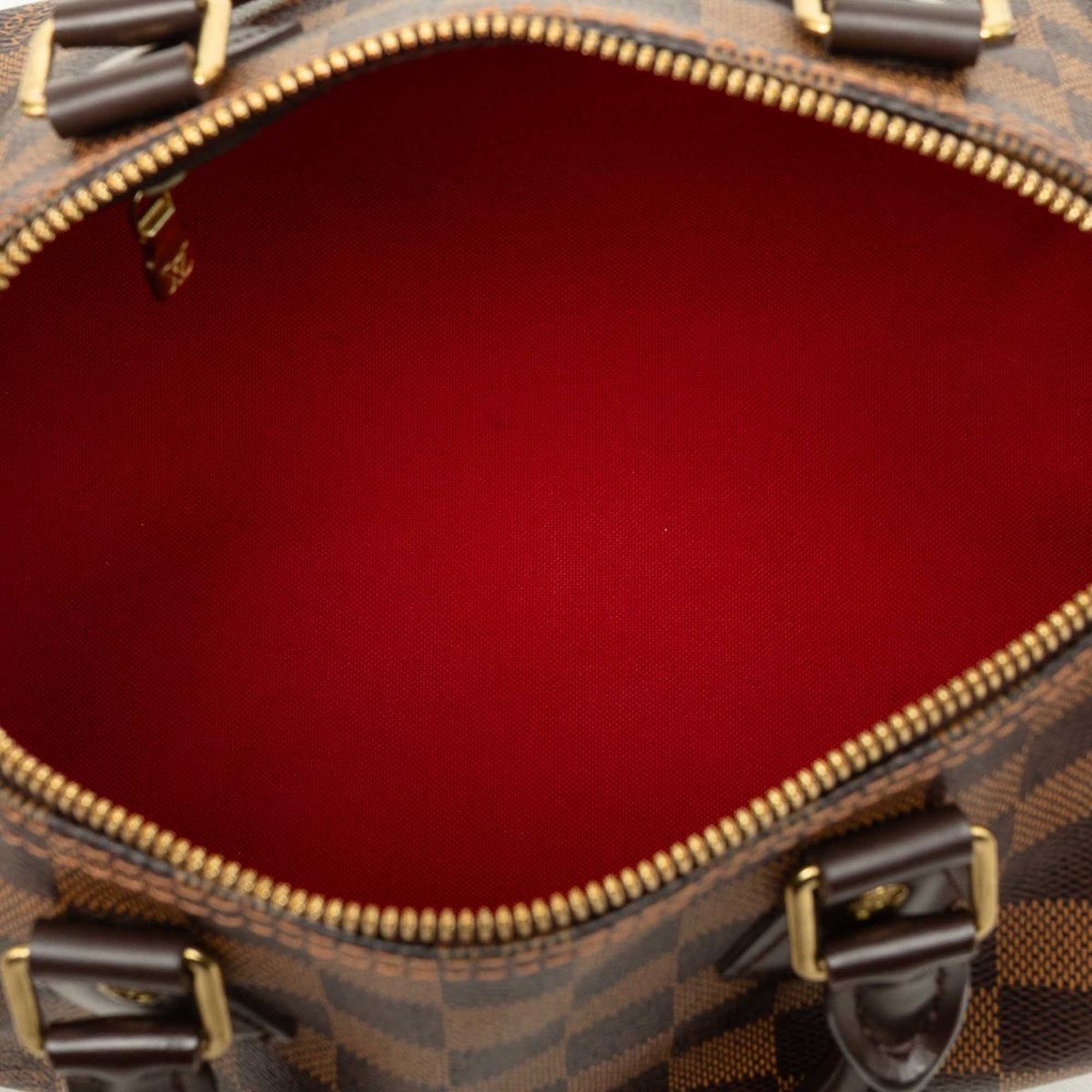 Louis Vuitton Damier Ebene Speedy Bandouliere 25 — Brown