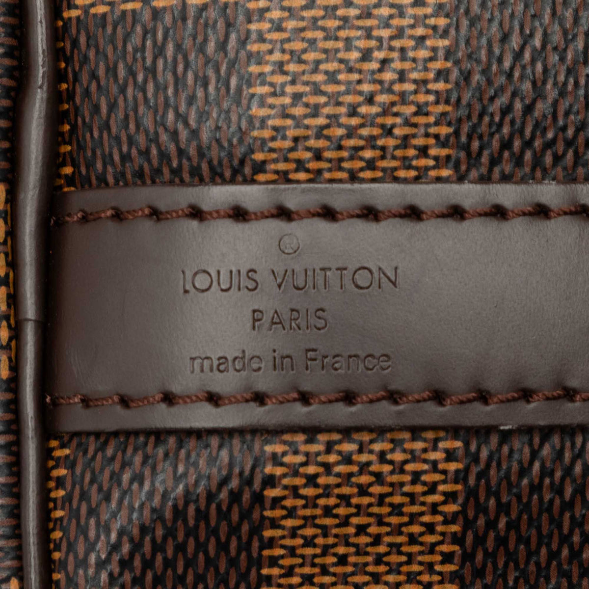 Louis Vuitton Damier Ebene Speedy Bandouliere 25 — Brown