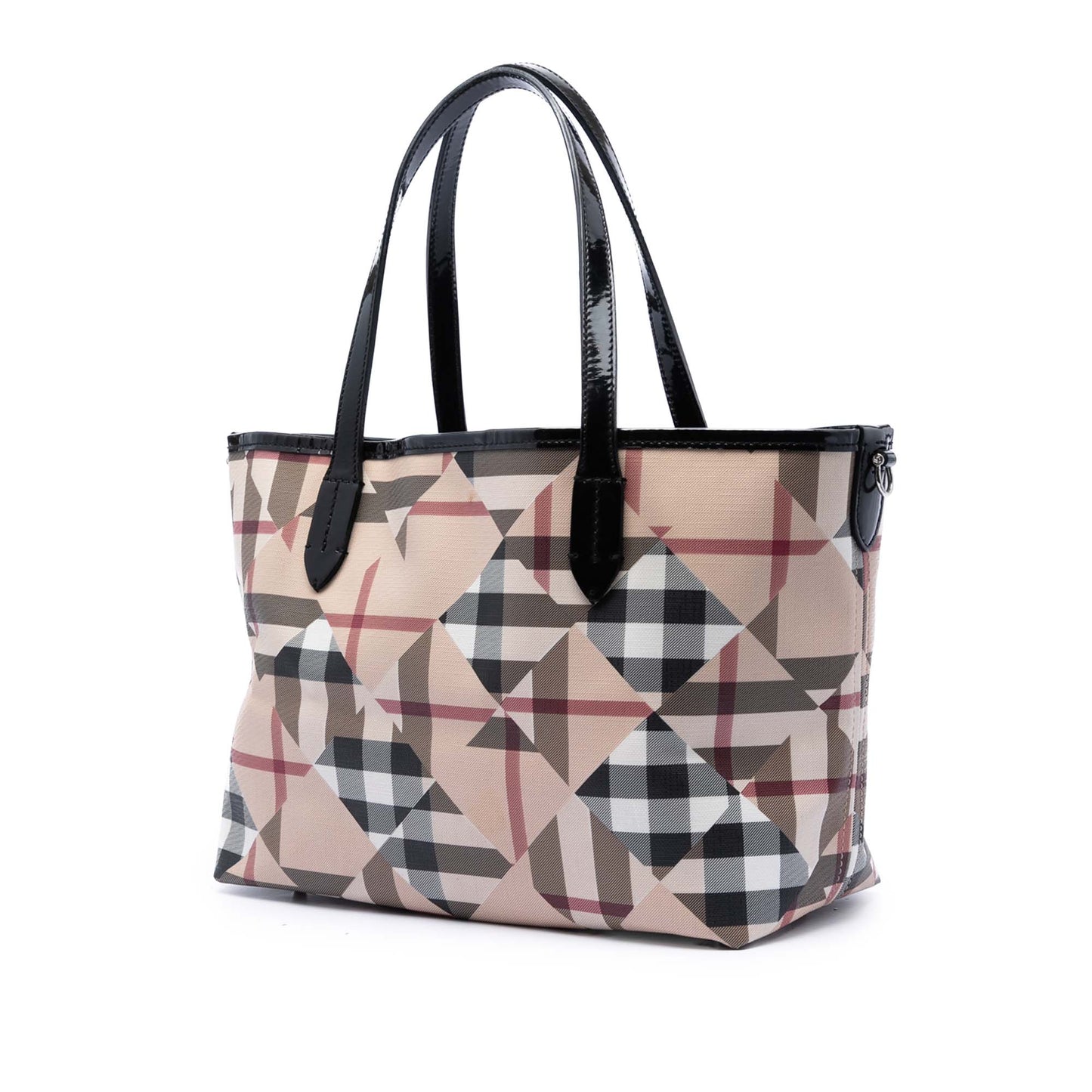 Burberry House Check Coated Canvas Satchel