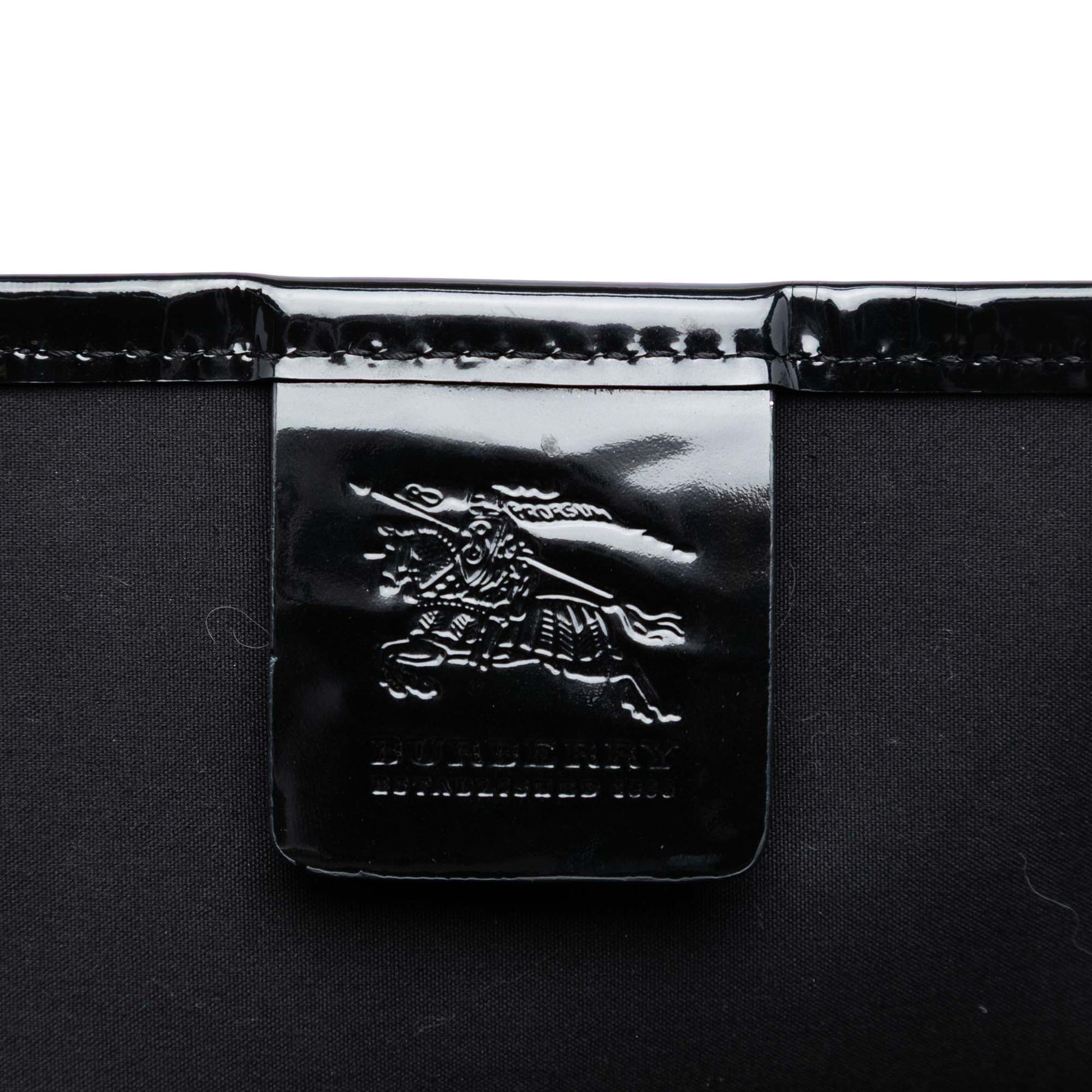 Burberry House Check Coated Canvas Satchel