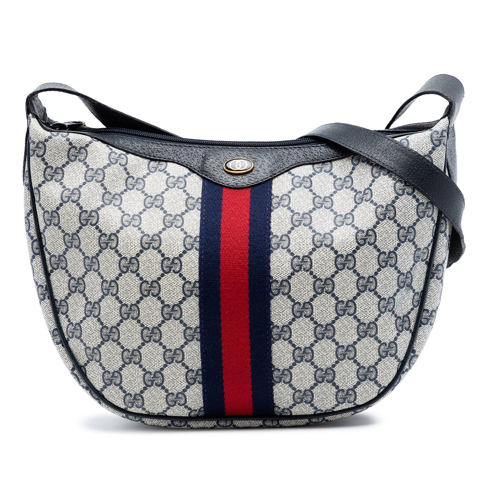 Gucci GG Supreme Web Shoulder Bag