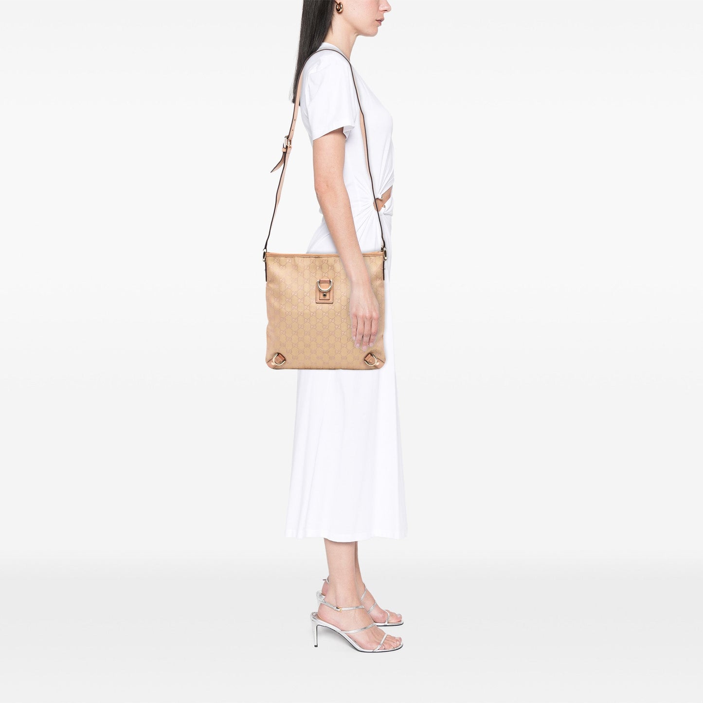 Gucci GG Canvas Abbey D Ring Crossbody