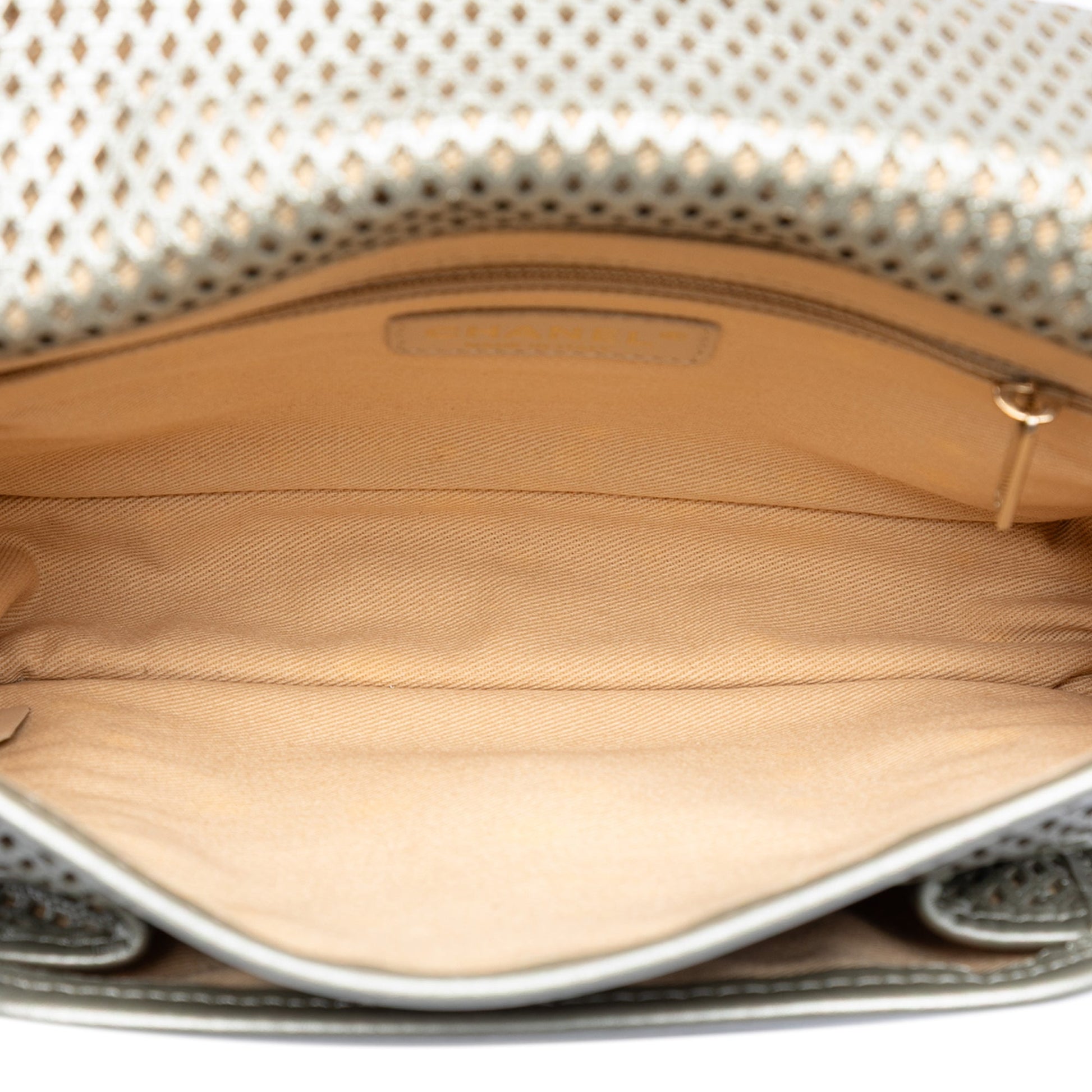 Chanel Small Perforated Calfskin Up In The Air Flap