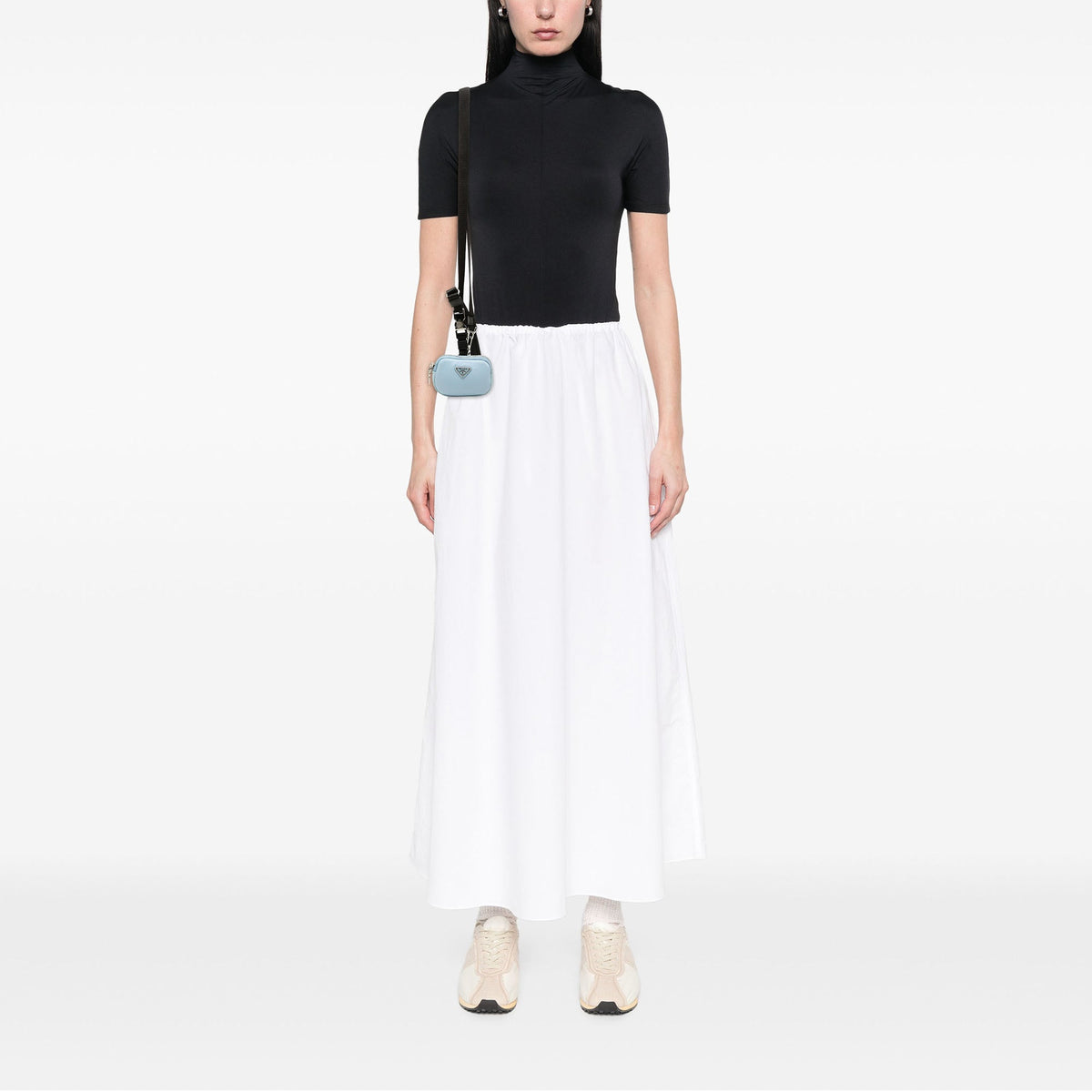 Prada Mini Tessuto Pouch Crossbody