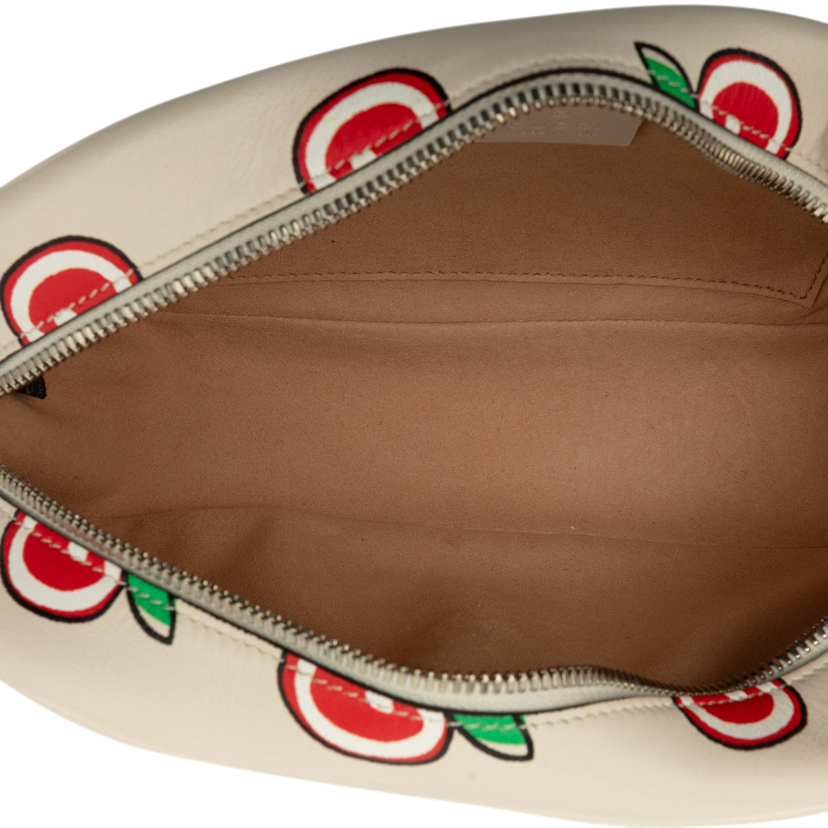 Gucci Small GG Marmont Matelasse Calfskin Apple Crossbody — White