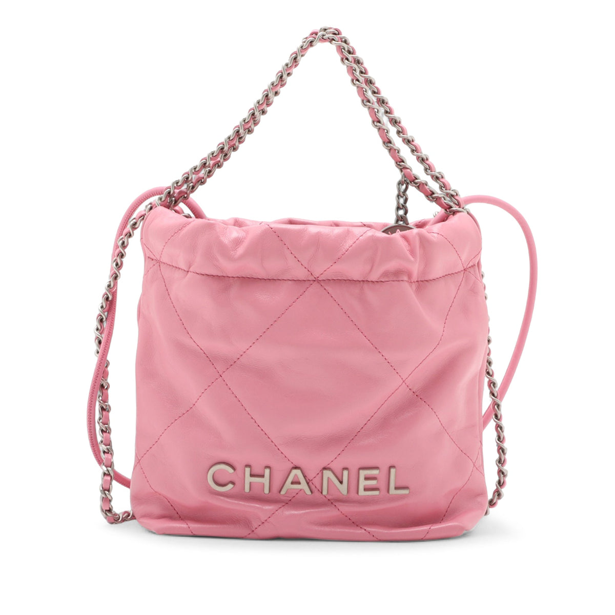 Chanel Mini Shiny Calfskin 22 Handbag