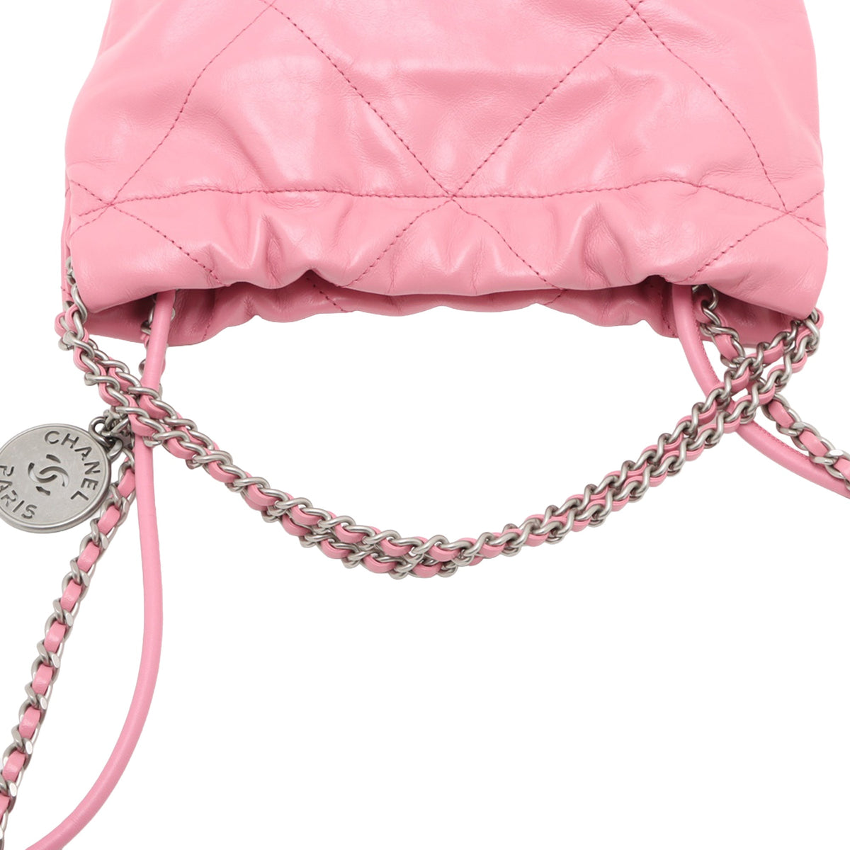Chanel Mini Shiny Calfskin 22 Handbag