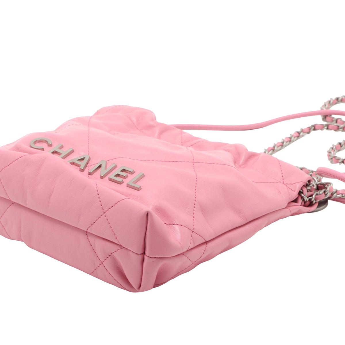 Chanel Mini Shiny Calfskin 22 Handbag