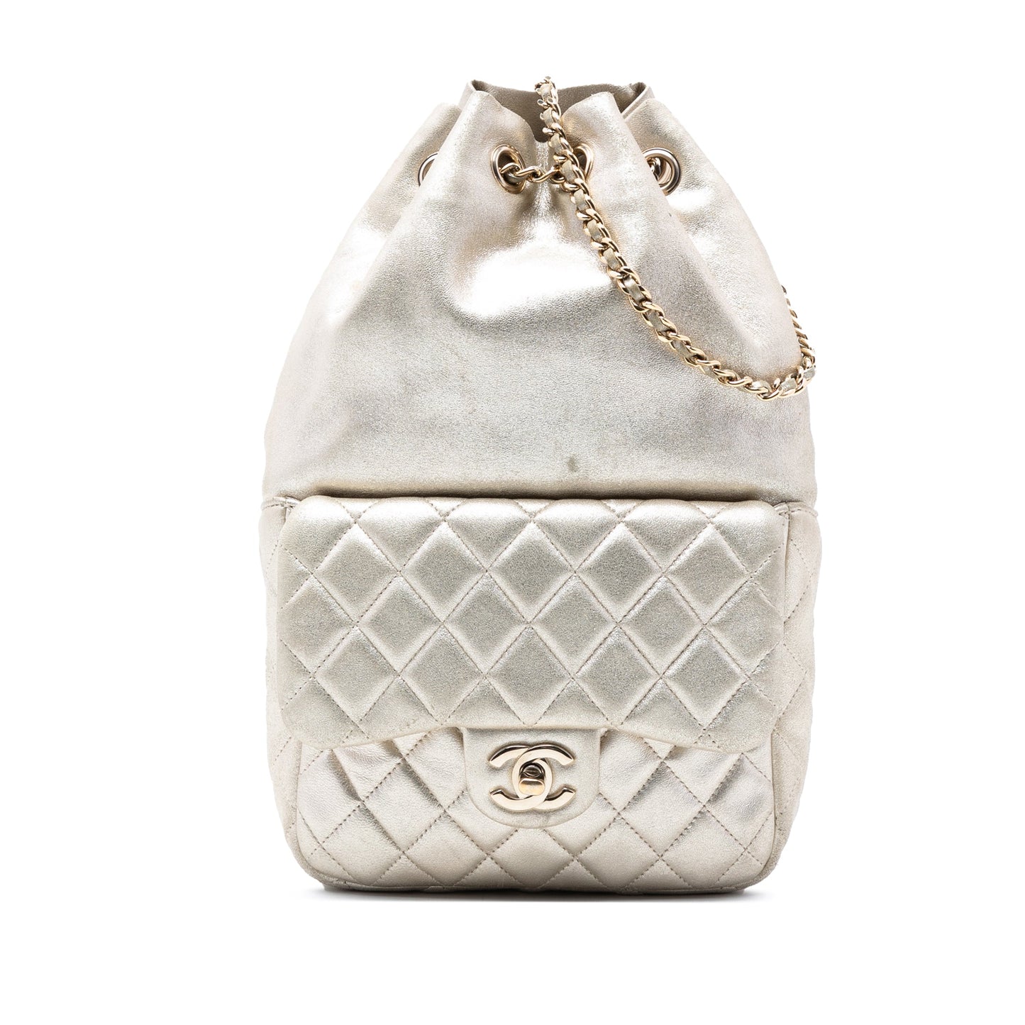 Chanel Small Metallic Lambskin In Seoul Backpack