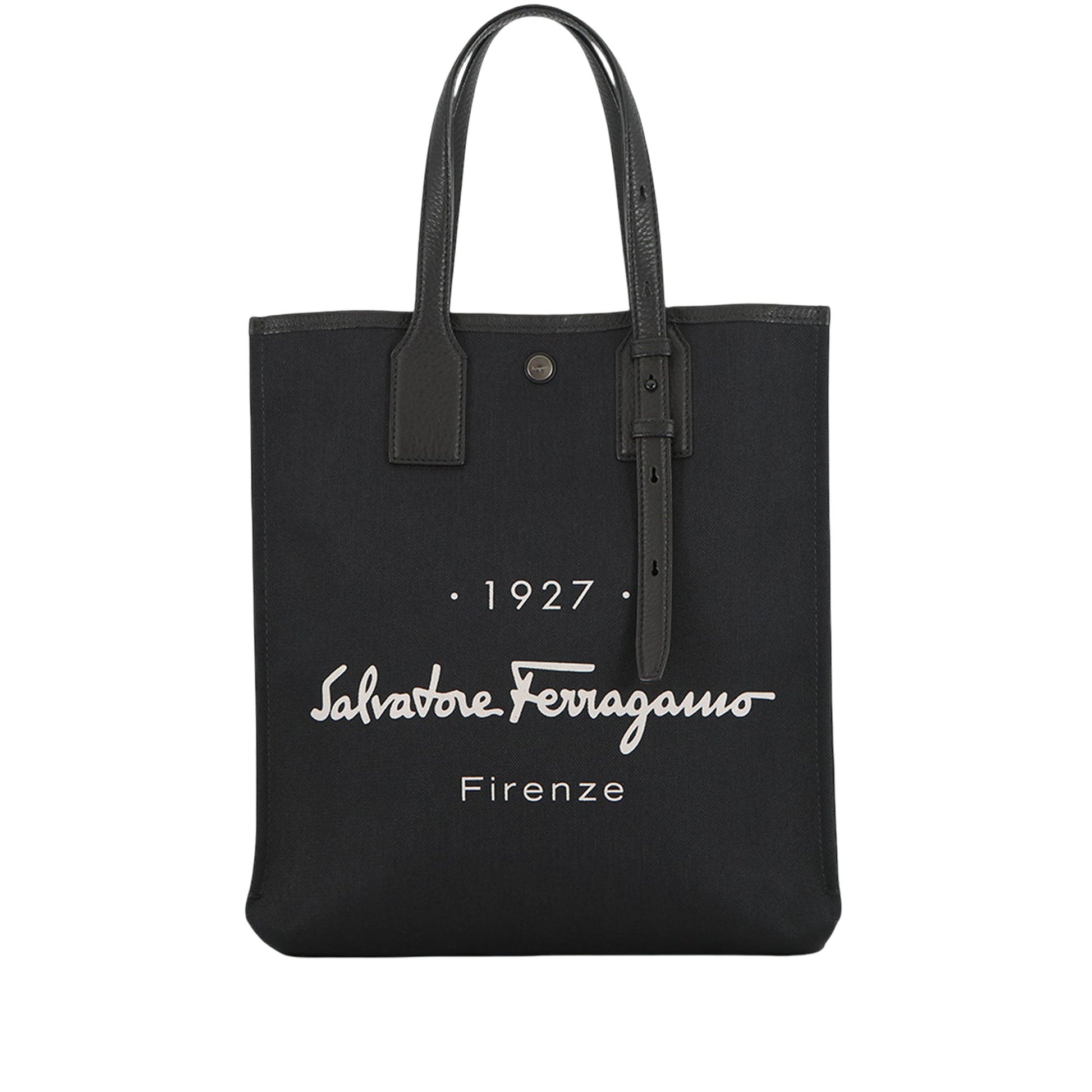 Ferragamo Canvas 1927 Signature Tote