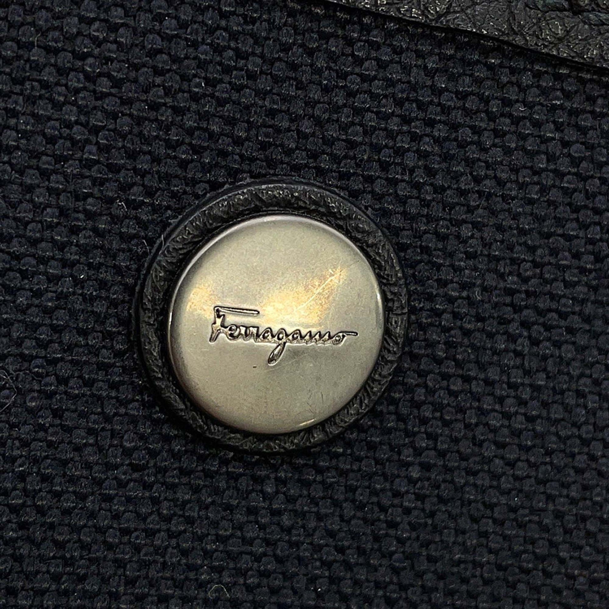 Ferragamo Canvas 1927 Signature Tote