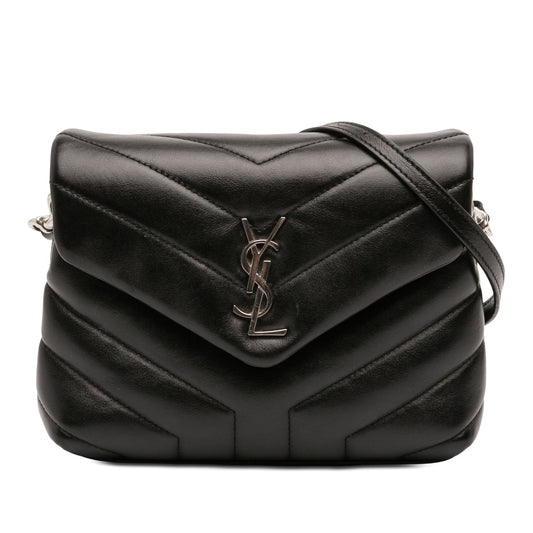 Saint Laurent Toy Matelasse Calfskin Monogram LouLou Crossbody
