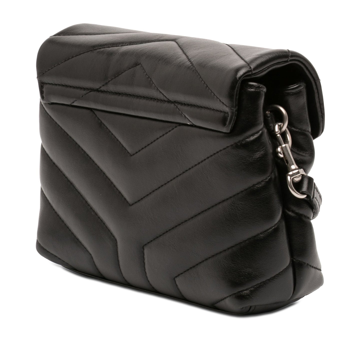 Saint Laurent Toy Matelasse Calfskin Monogram LouLou Crossbody