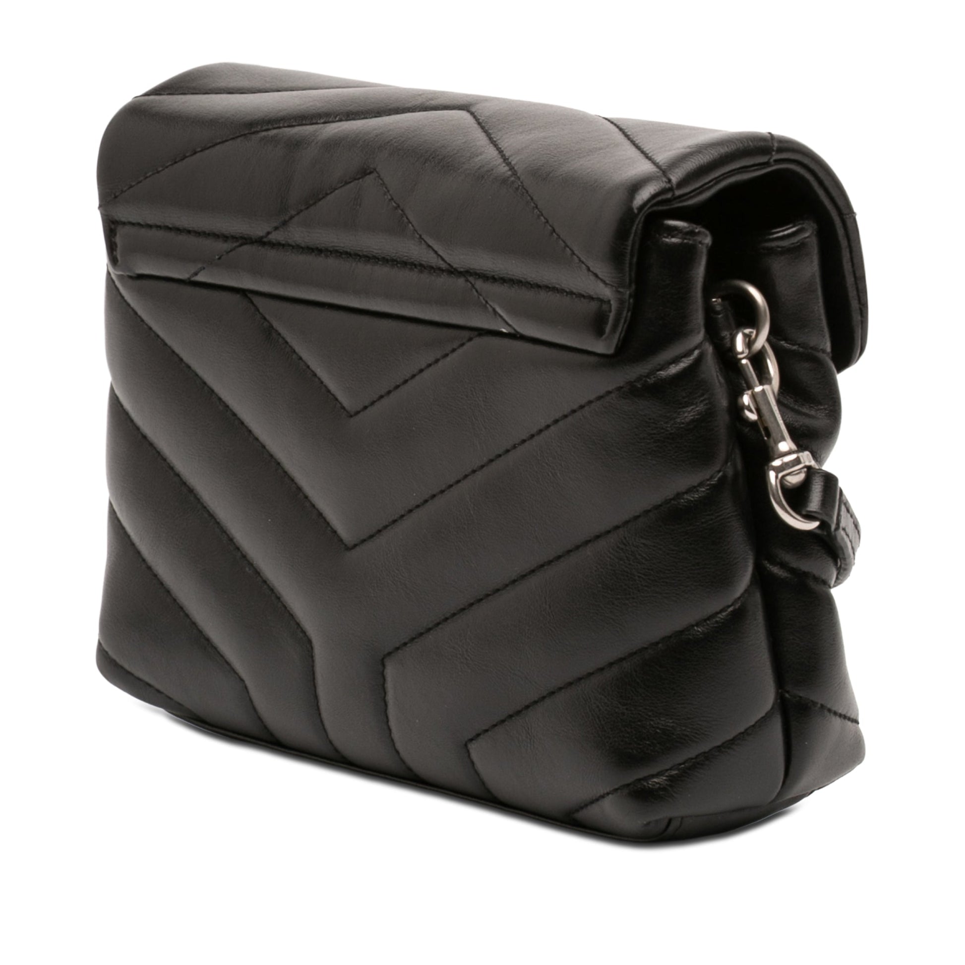 Saint Laurent Toy Matelasse Calfskin Monogram LouLou Crossbody