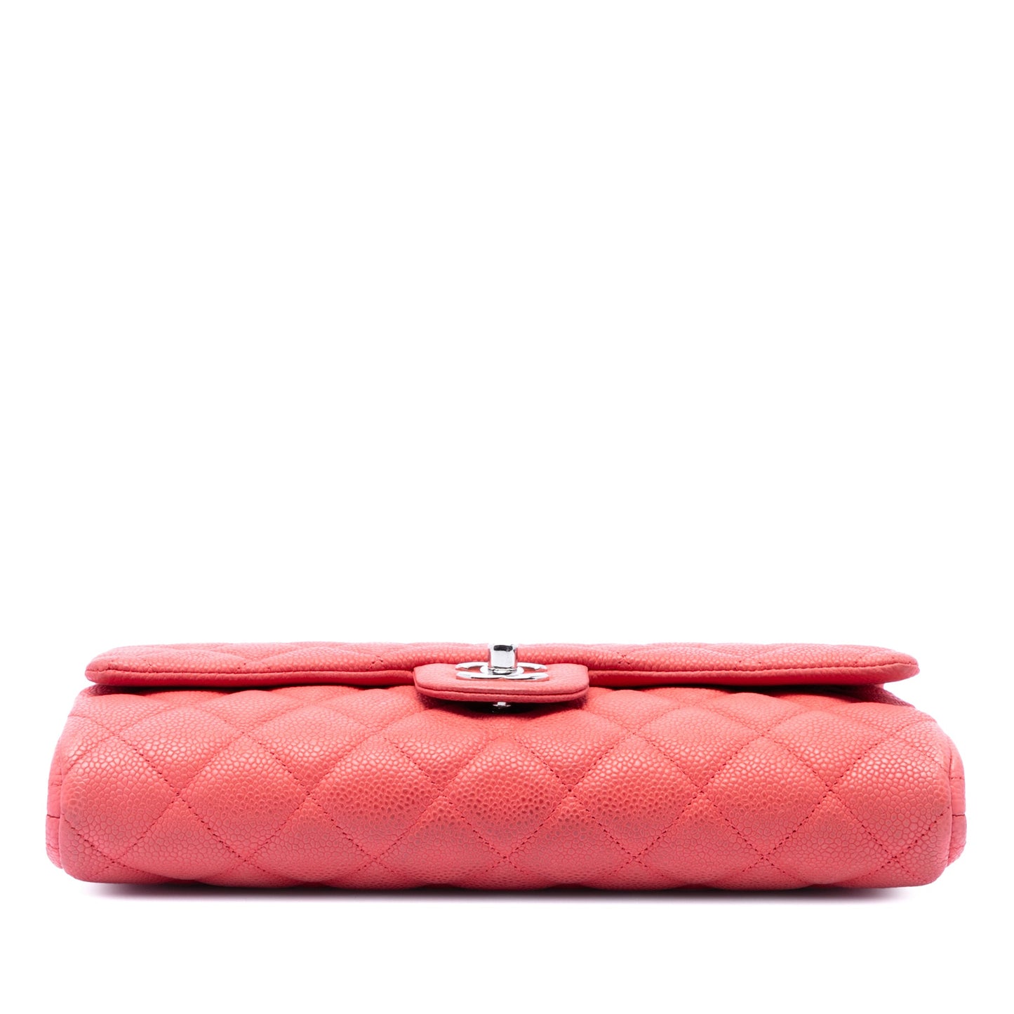 Chanel Quilted Caviar Flap Clutch with Chain