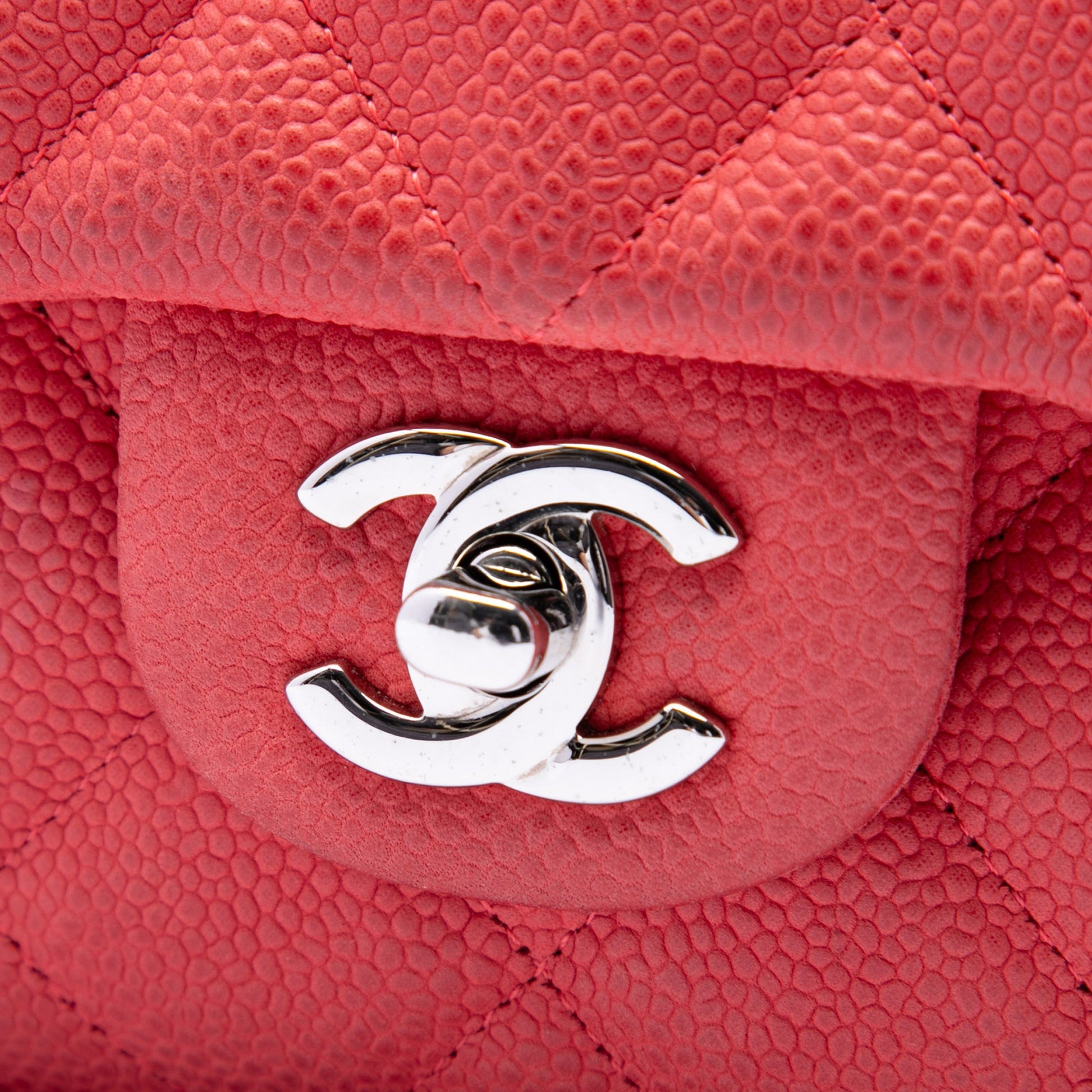 Chanel Quilted Caviar Flap Clutch with Chain