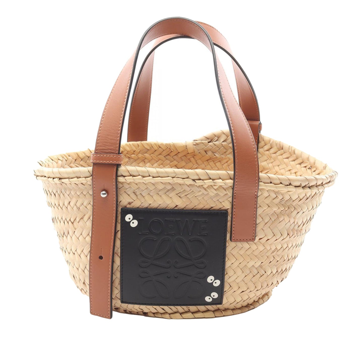 LOEWE Studio Ghibli My Neighbor Totoro Small Raffia Dust Bunnies Basket Tote