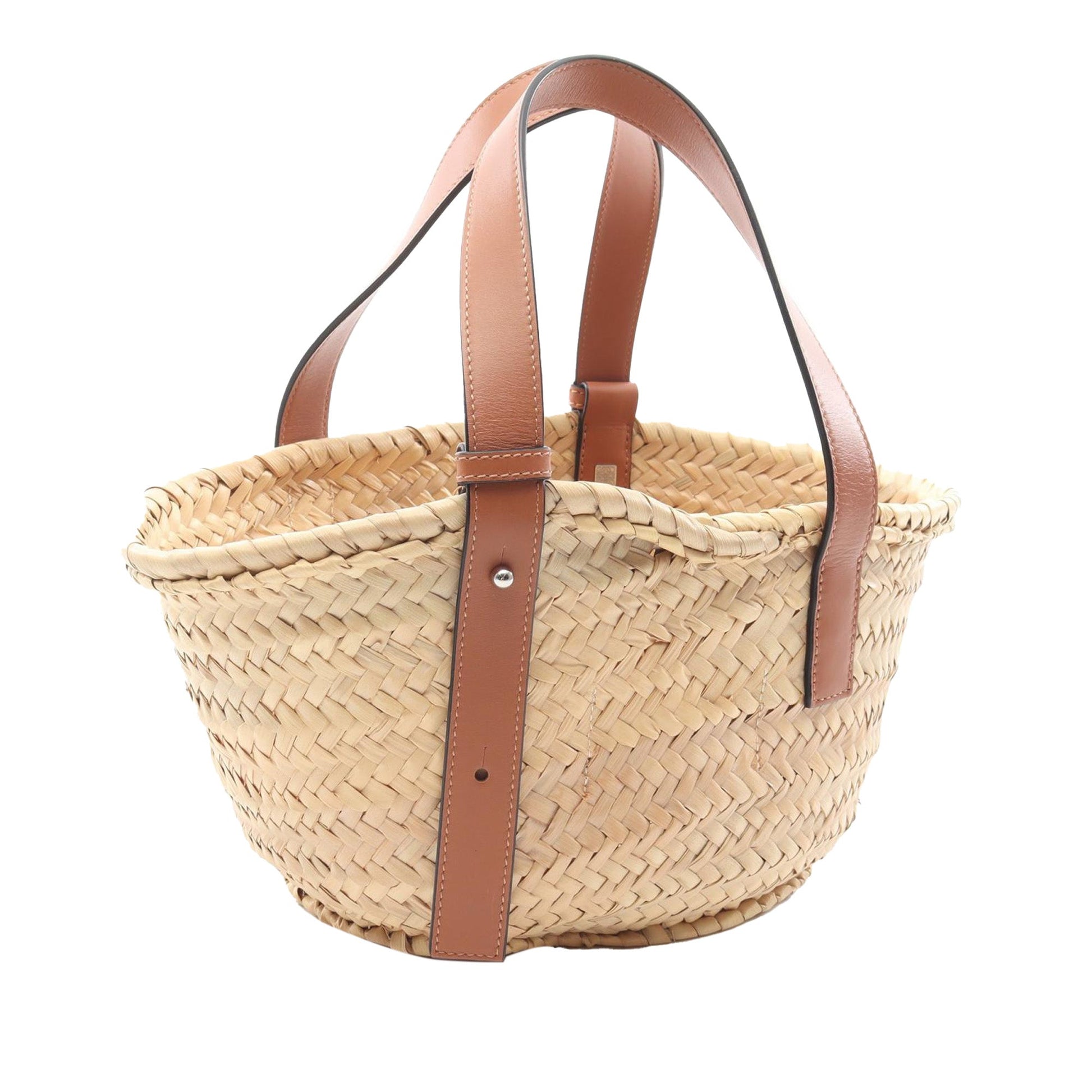 LOEWE Studio Ghibli My Neighbor Totoro Small Raffia Dust Bunnies Basket Tote