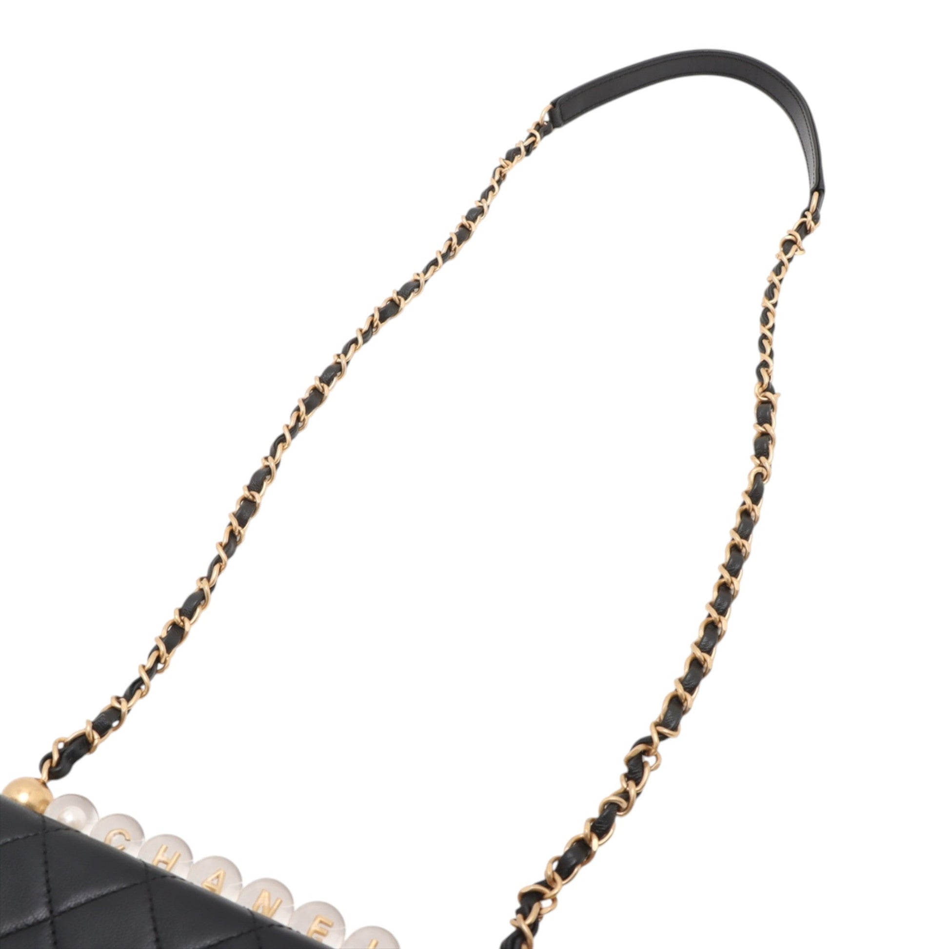 Chanel Small Quilted Lambskin Chic Pearls Flap