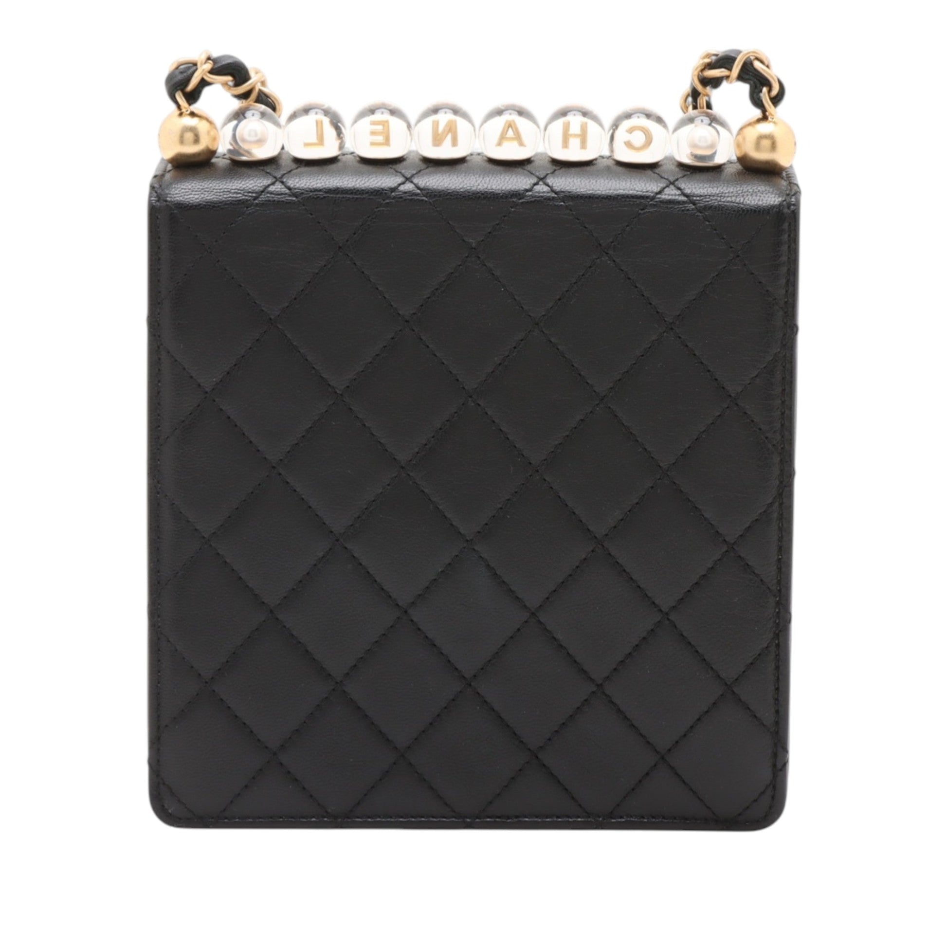 Chanel Small Quilted Lambskin Chic Pearls Flap