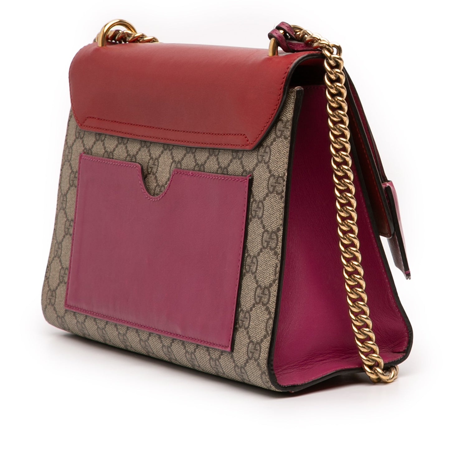 Gucci Medium GG Supreme Padlock Shoulder Bag