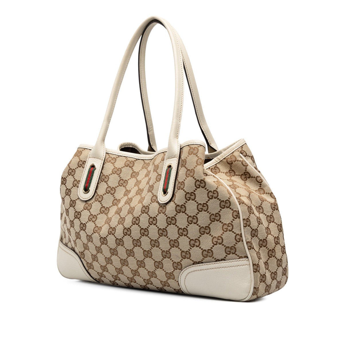Gucci GG Canvas Princy Tote — Beige