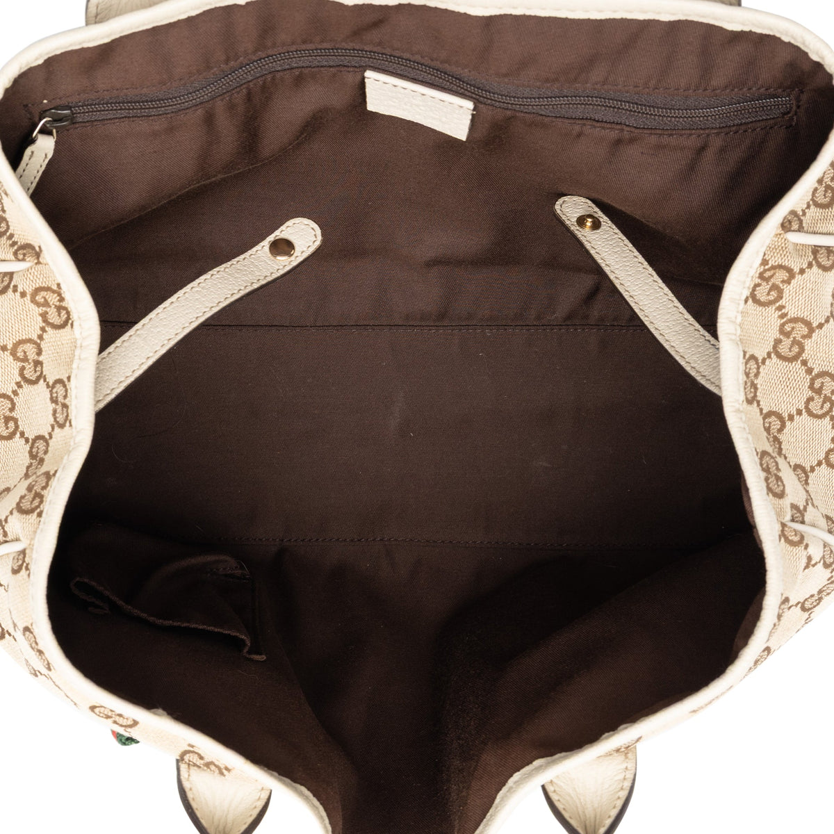 Gucci GG Canvas Princy Tote — Beige
