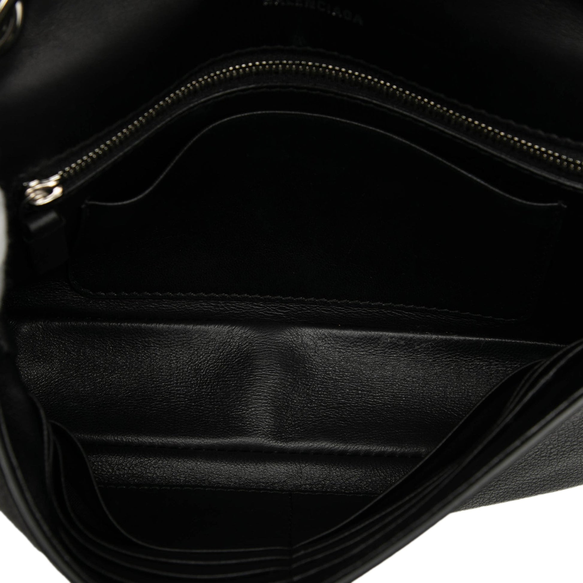 Balenciaga Leather Everyday Wallet on Chain