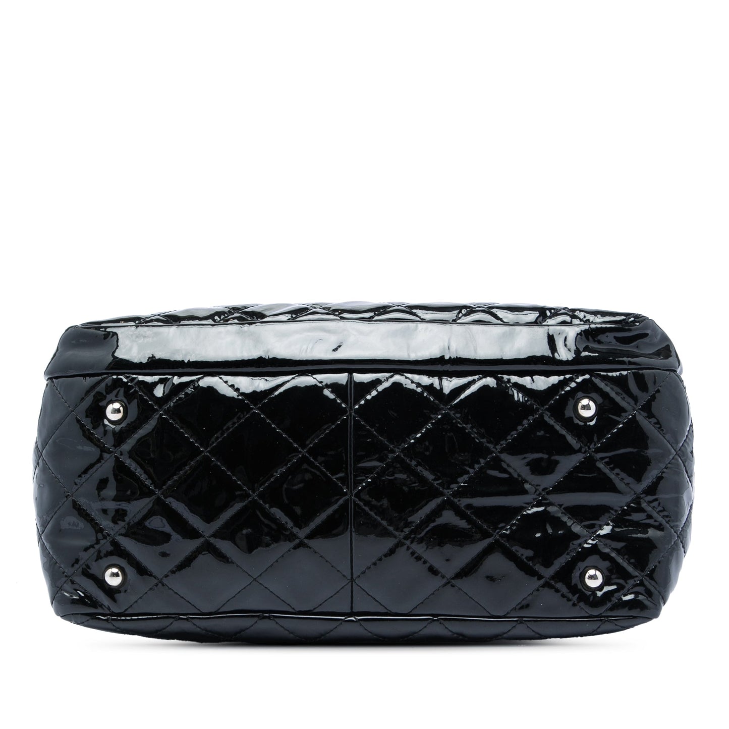 Chanel CC Quilted Patent Chic And Glitter Ligne Timeless Tote