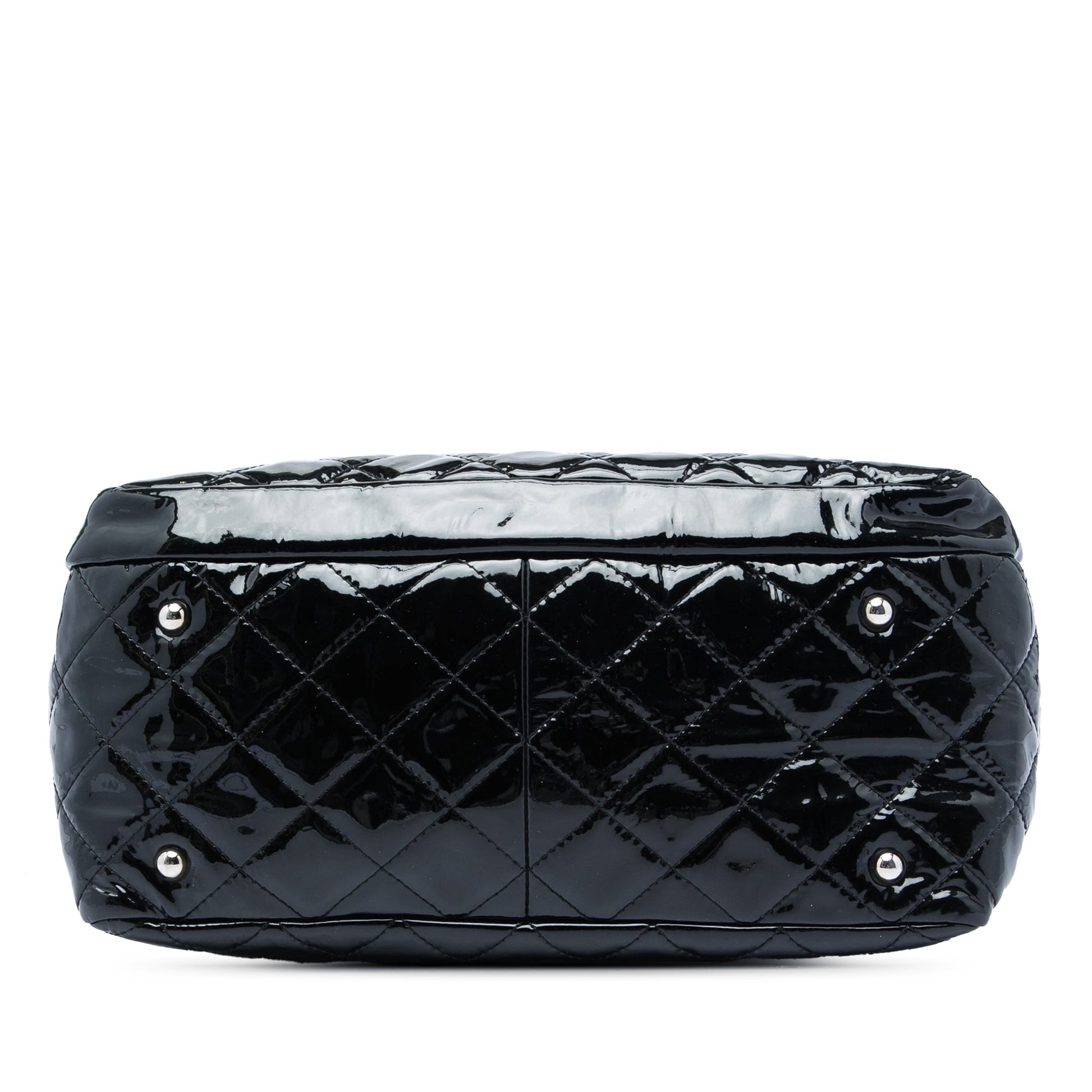 Chanel CC Quilted Patent Chic And Glitter Ligne Timeless Tote