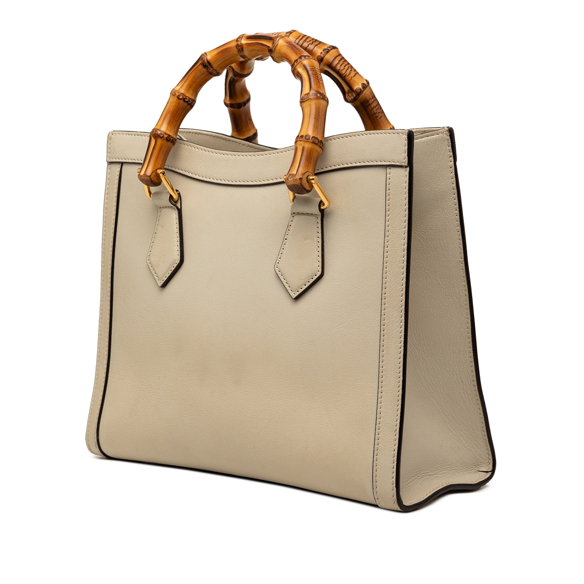 Gucci Medium Calfskin Bamboo Diana Satchel