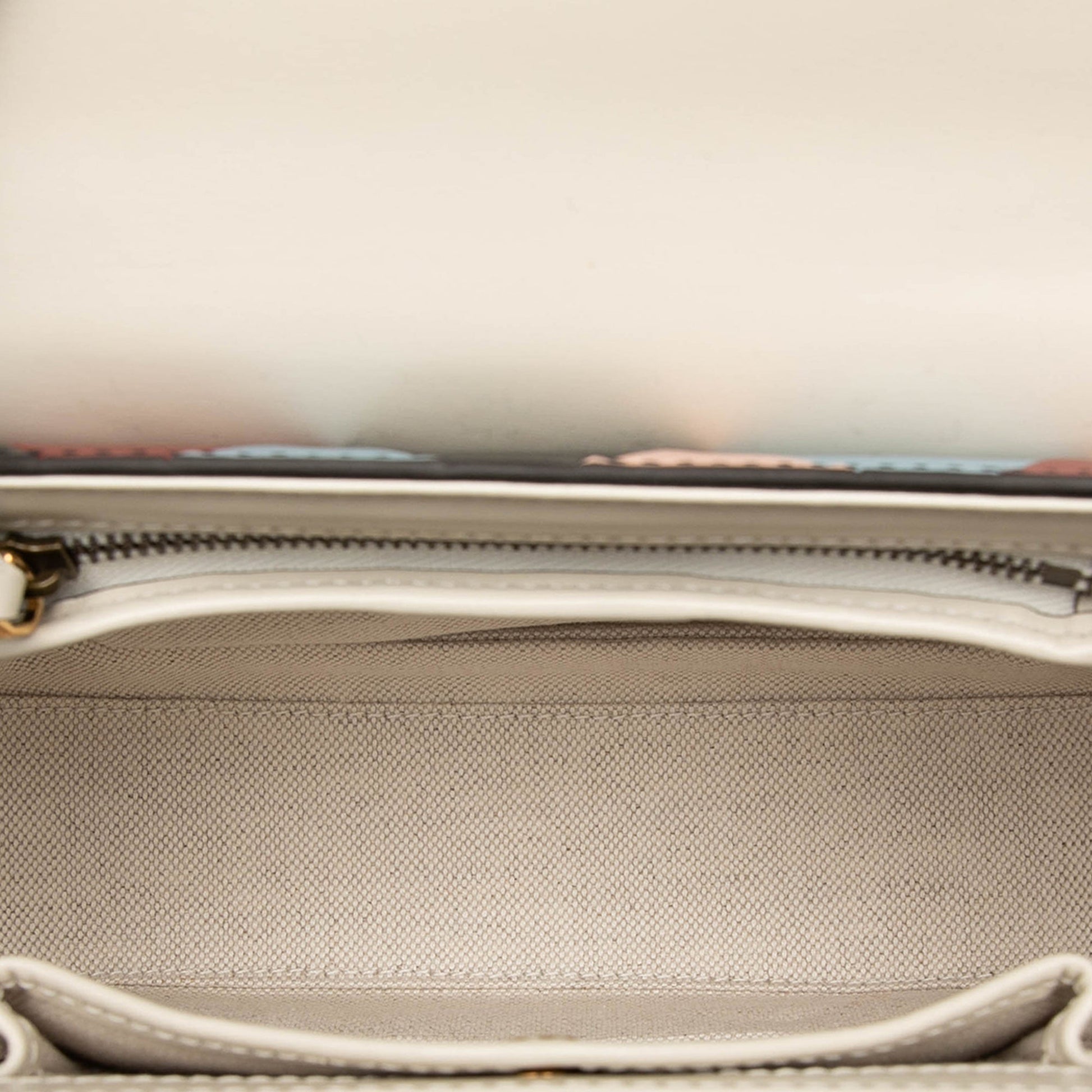 Gucci Small Calfskin Lovelight Bamboo Top Handle Bag