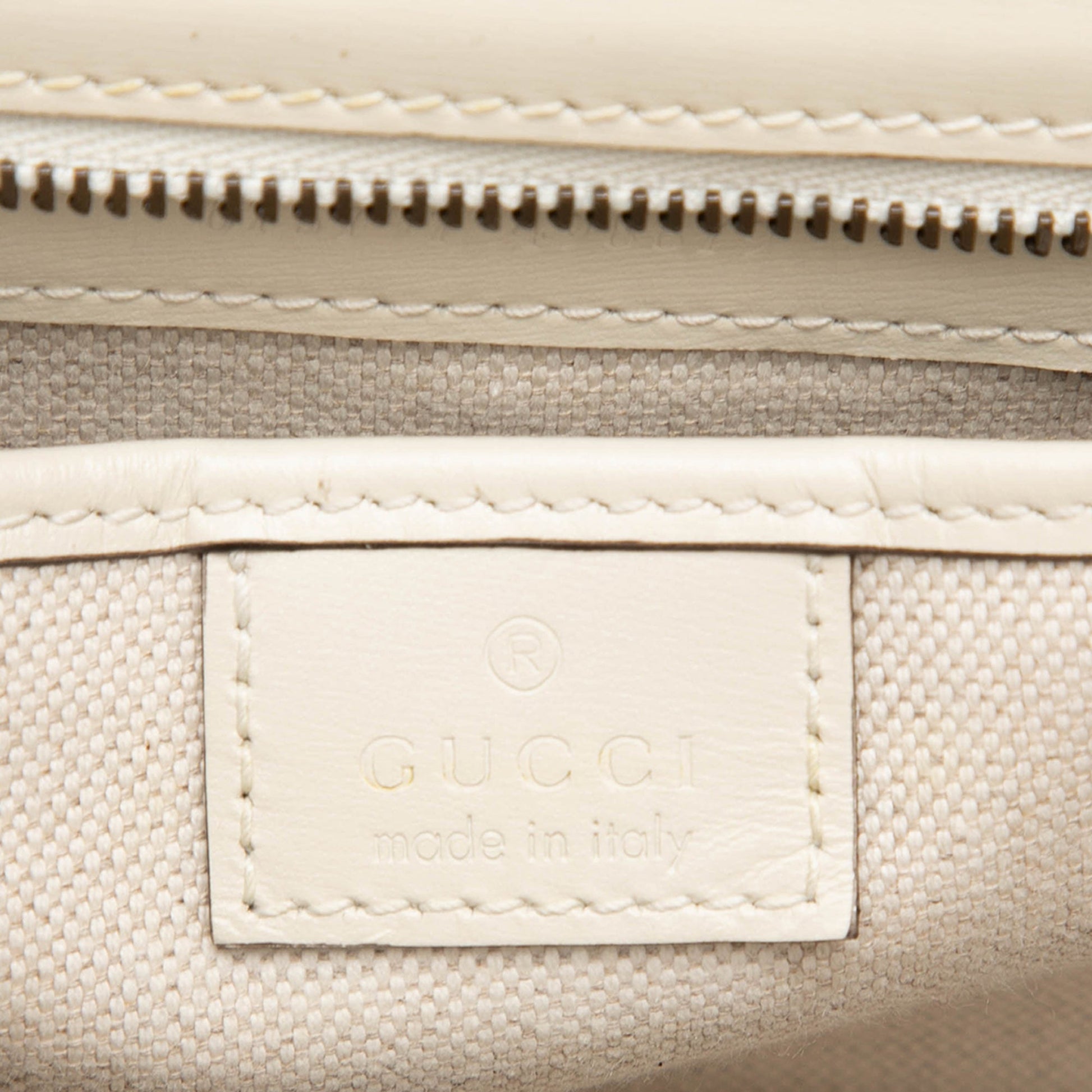 Gucci Small Calfskin Lovelight Bamboo Top Handle Bag