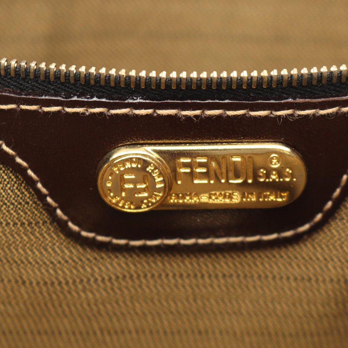 Fendi Zucca Canvas Tote