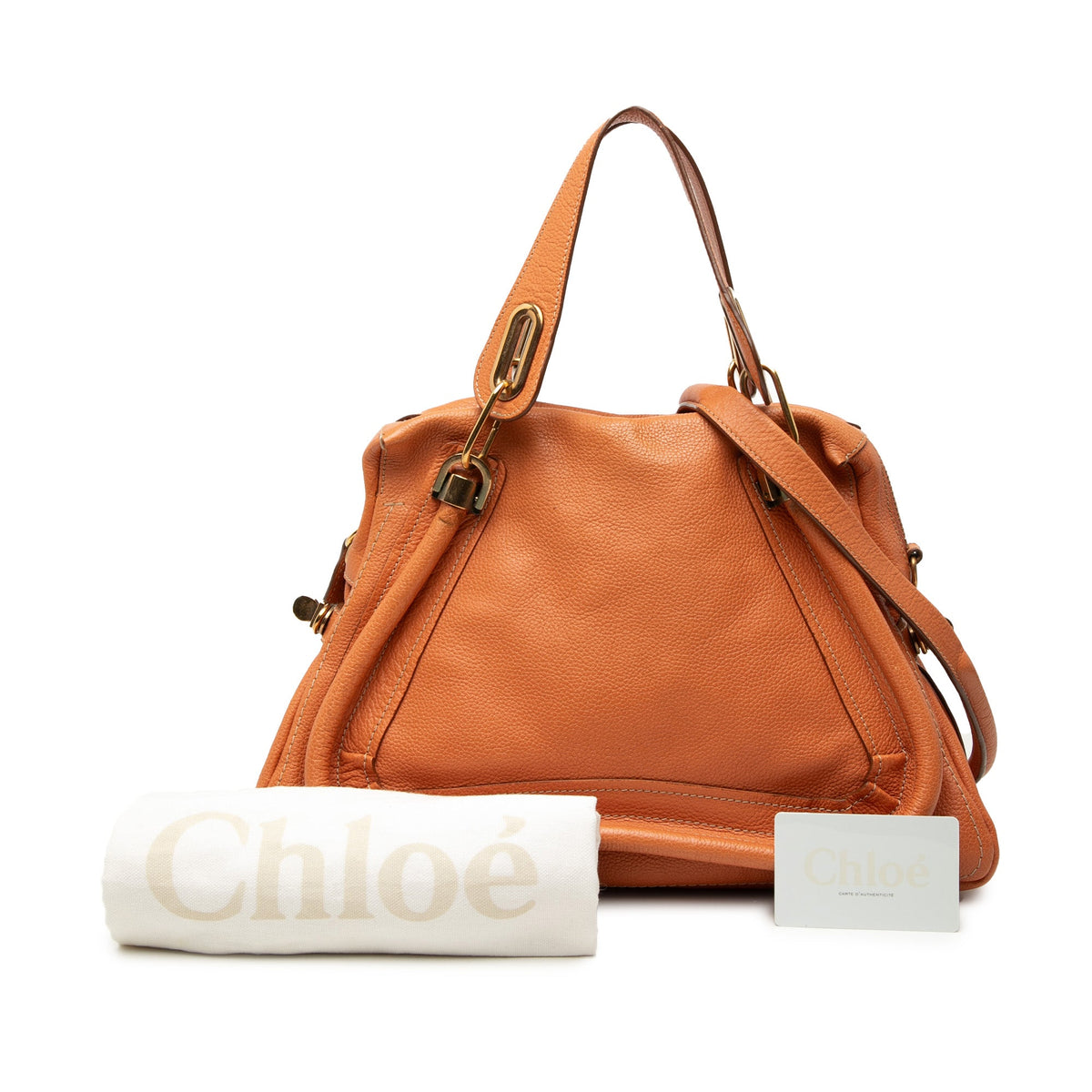 Chloé Medium Leather Paraty Satchel