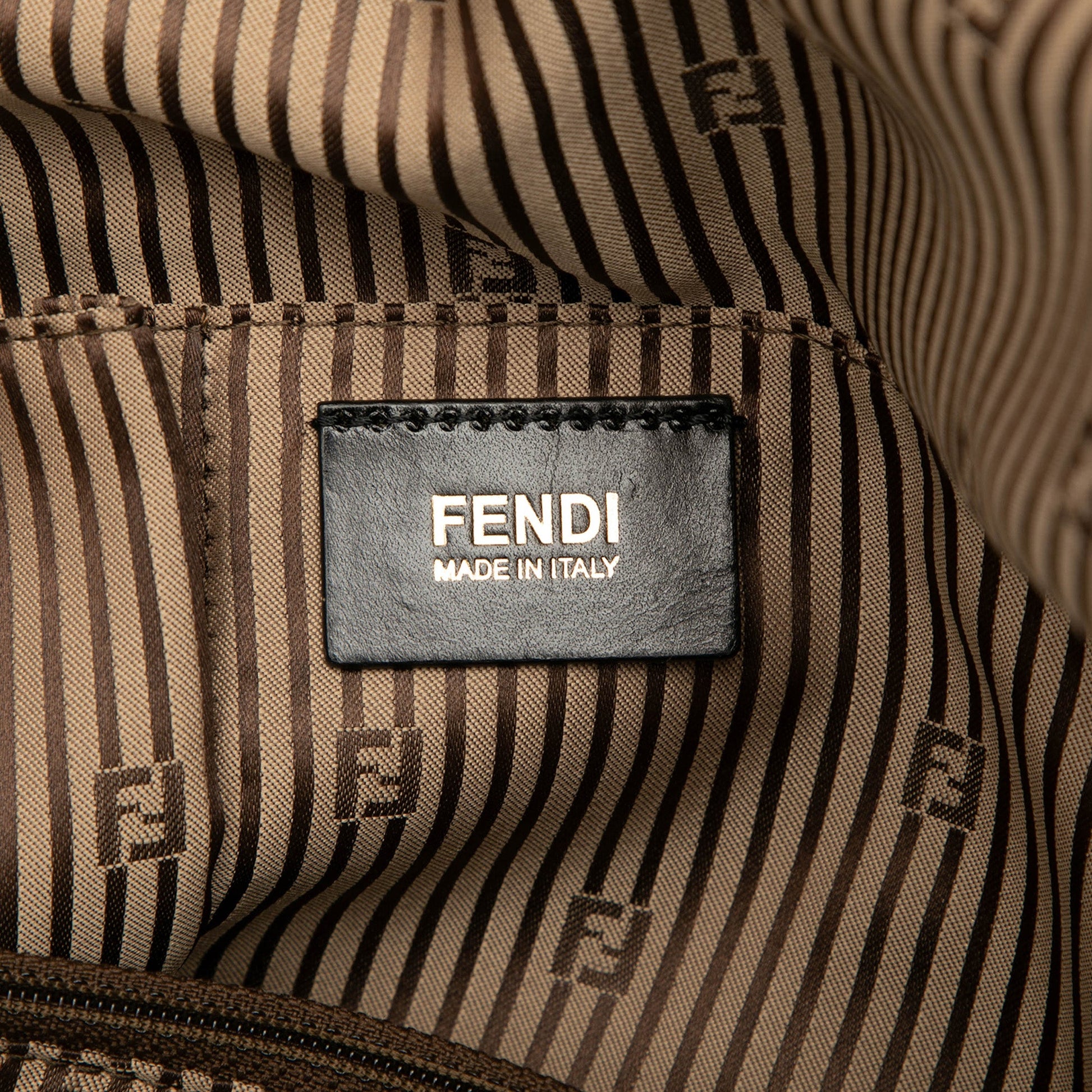 Fendi Large Canvas Chameleon Satchel