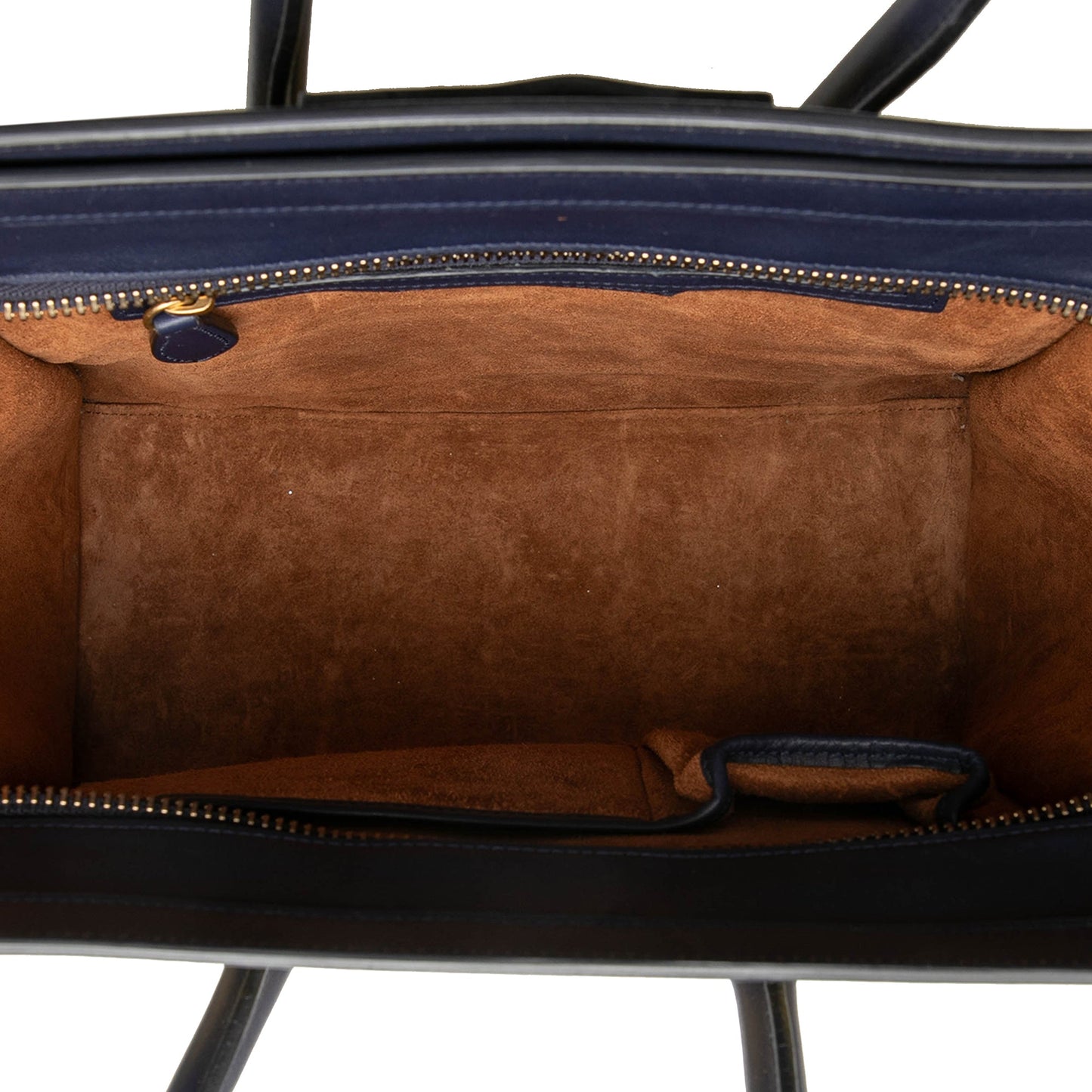 Celine Micro Tricolor Leather Luggage Tote