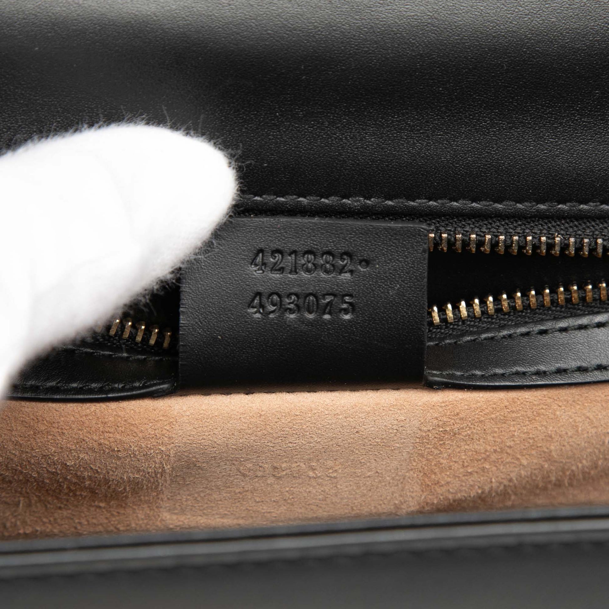 Gucci Small Leather Web Sylvie Satchel