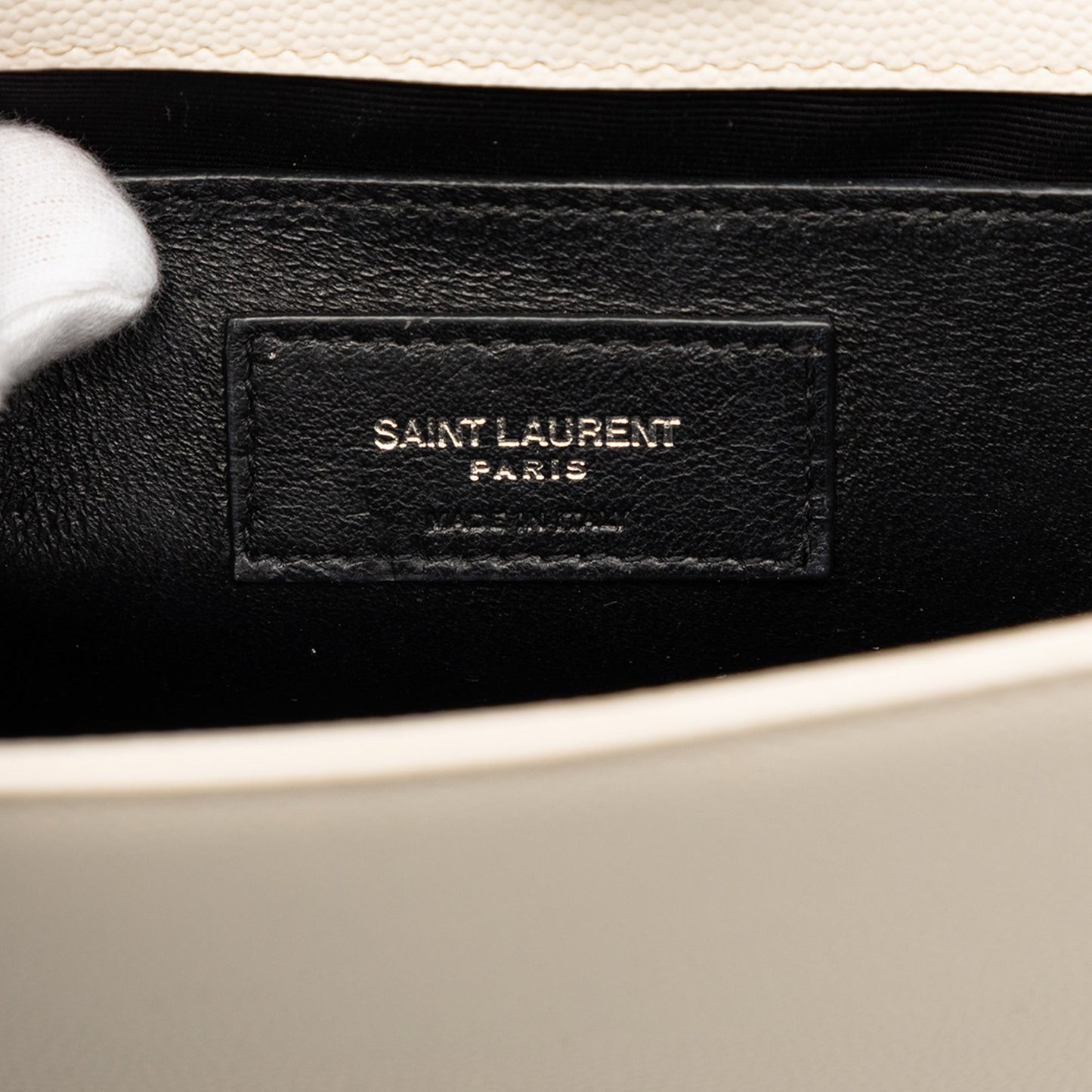 Saint Laurent Small Grain de Poudre Monogram Kate Tassel Crossbody