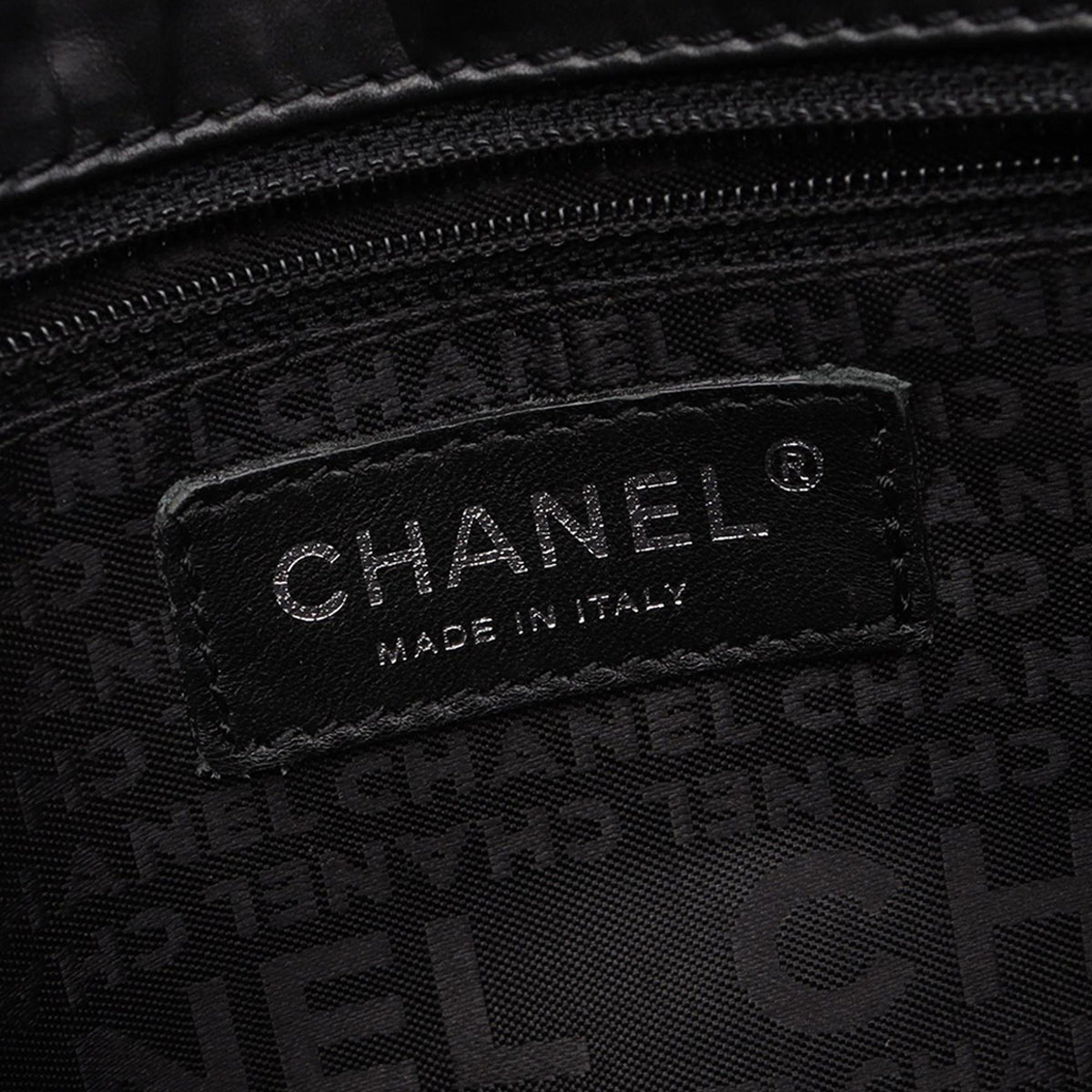 Chanel CC Aged Calfskin Logo Flap Messenger Bag